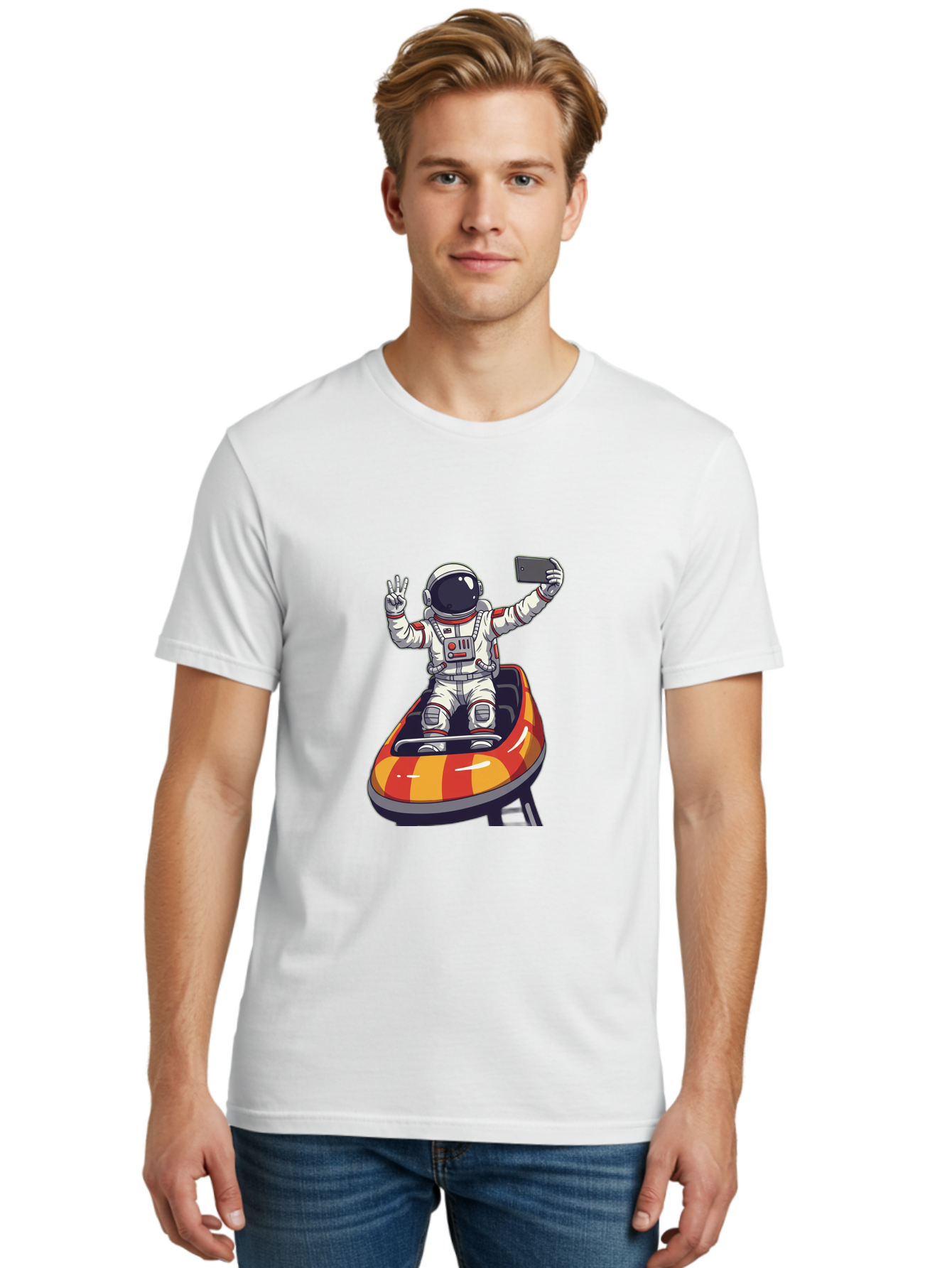 Astronaut-On-Jet-Ski Men'S Graphic Tee, 100% Cotton, Comfortable Casual Summer Wear, Machine Washable, Vintage Camera, Old Camera, Antique Camera, Black Camera, Classic Photography, Photography Equipment, Nostalgic Device, Film Camera, Bal729 16