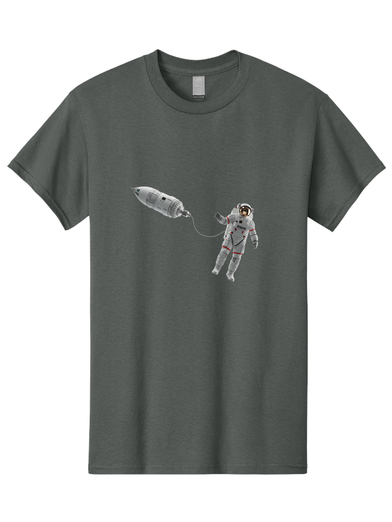 Astronaut-Tethered-To-Spacecraft Men'S Graphic Tee, 100% Cotton, Comfortable Casual Summer Wear, Machine Washable, Vintage Camera, Old Camera, Antique Camera, Black Camera, Classic Photography, Photography Equipment, Nostalgic Device, Bal730 13