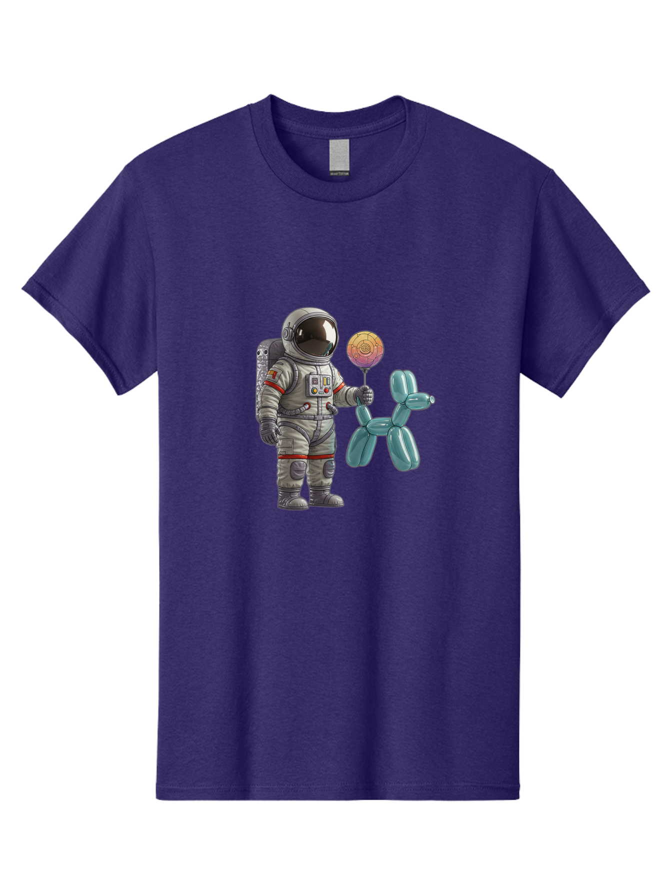 Astronaut-With-Balloon-Animal Men'S Graphic Tee, 100% Cotton, Comfortable Casual Summer Wear, Machine Washable, Vintage Camera, Old Camera, Antique Camera, Black Camera, Classic Photography, Photography Equipment, Nostalgic Device, Bal731