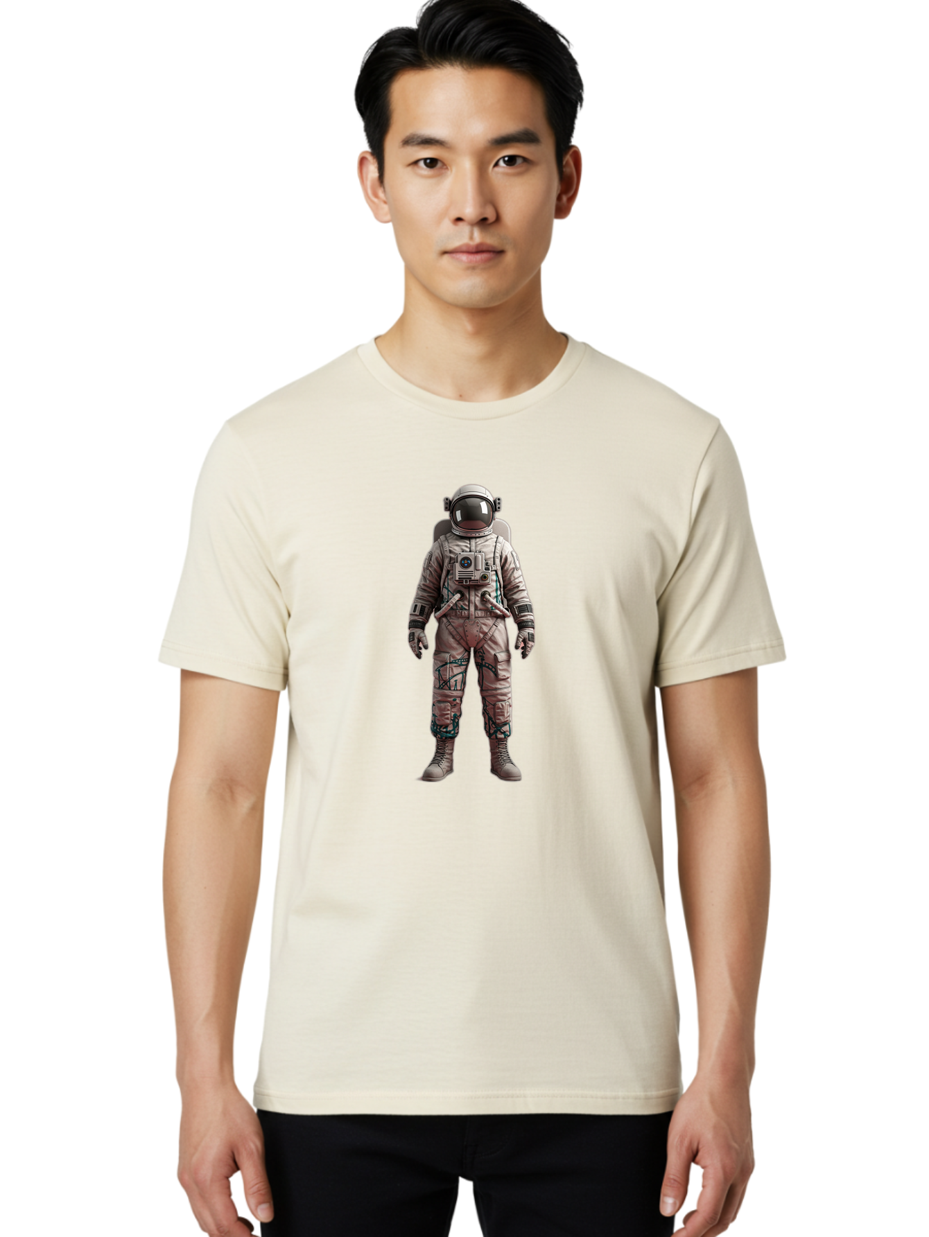 Astronaut Men'S Graphic Tee, 100% Cotton, Comfortable Casual Summer Wear, Machine Washable, Vintage Camera, Old Camera, Antique Camera, Black Camera, Classic Photography, Photography Equipment, Nostalgic Device, Film Camera, Camera Art Bal733 16