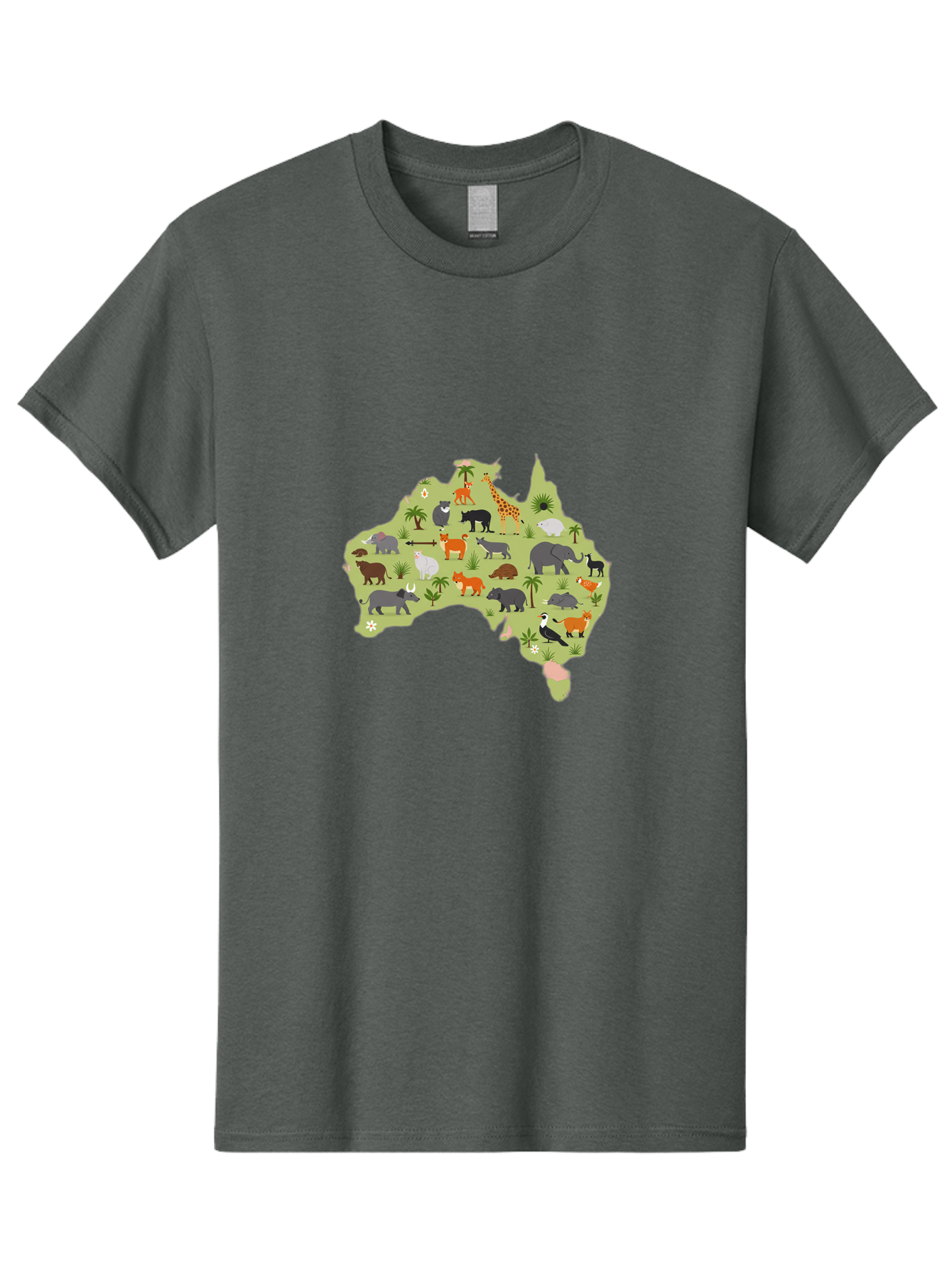 Australian-Animals-Map Men'S Graphic Tee, 100% Cotton, Comfortable Casual Summer Wear, Machine Washable, Vintage Camera, Old Camera, Antique Camera, Black Camera, Classic Photography, Photography Equipment, Nostalgic Device, Film Camera, Bal735