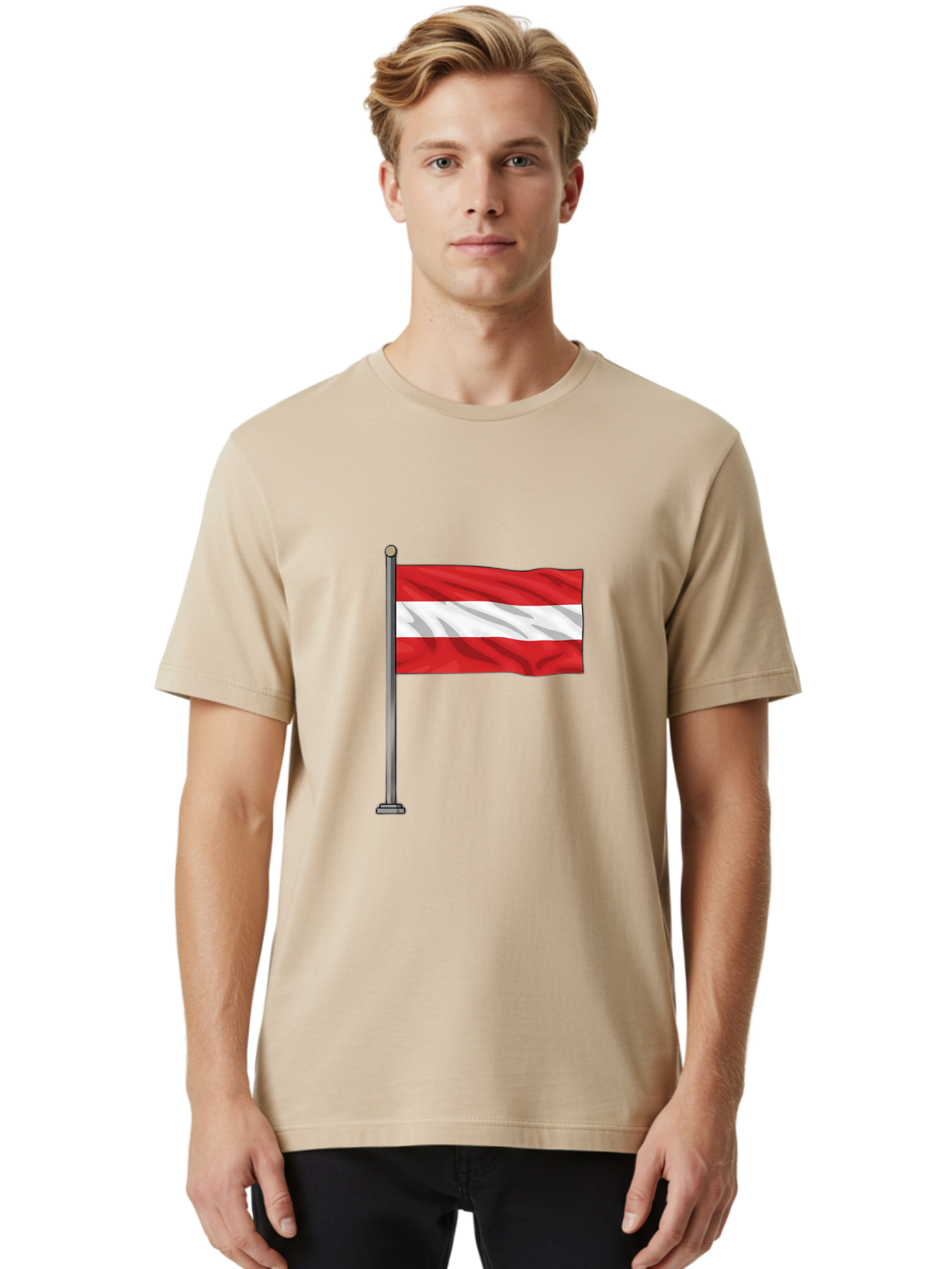 Austria-Flag Men'S Graphic Tee, 100% Cotton, Comfortable Casual Summer Wear, Machine Washable, Vintage Camera, Old Camera, Antique Camera, Black Camera, Classic Photography, Photography Equipment, Nostalgic Device, Film Camera, Camera Art Bal736 30