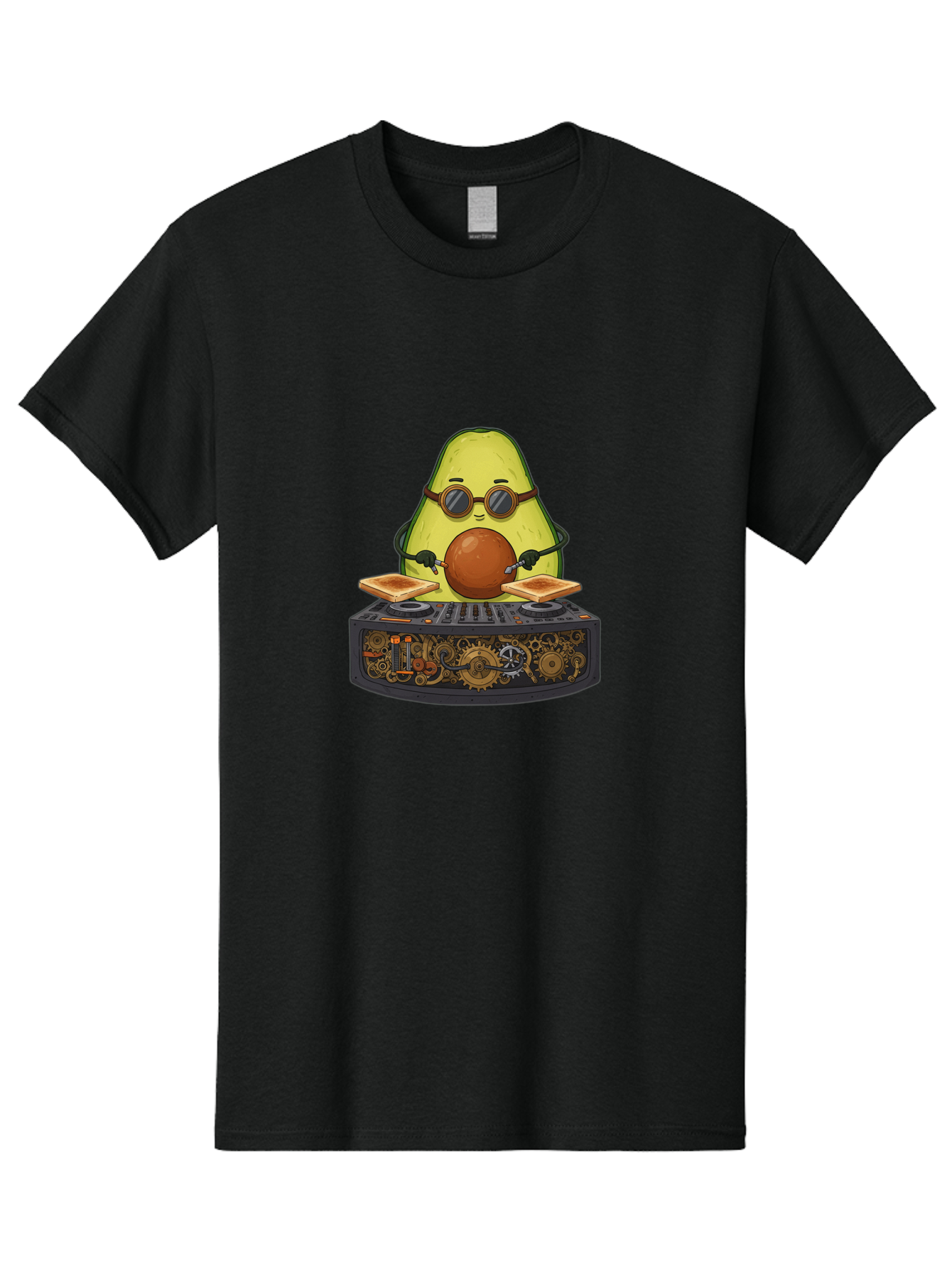 Avocado-Dj-5 Men'S Graphic Tee, 100% Cotton, Comfortable Casual Summer Wear, Machine Washable, Vintage Camera, Old Camera, Antique Camera, Black Camera, Classic Photography, Photography Equipment, Nostalgic Device, Film Camera, Camera Art Bal741 5