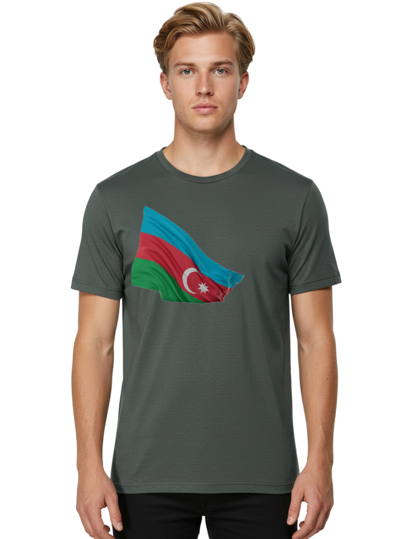 Azerbaijan-Flag Men'S Graphic Tee, 100% Cotton, Comfortable Casual Summer Wear, Machine Washable, Vintage Camera, Old Camera, Antique Camera, Black Camera, Classic Photography, Photography Equipment, Nostalgic Device, Film Camera, Camera Art Bal743 28