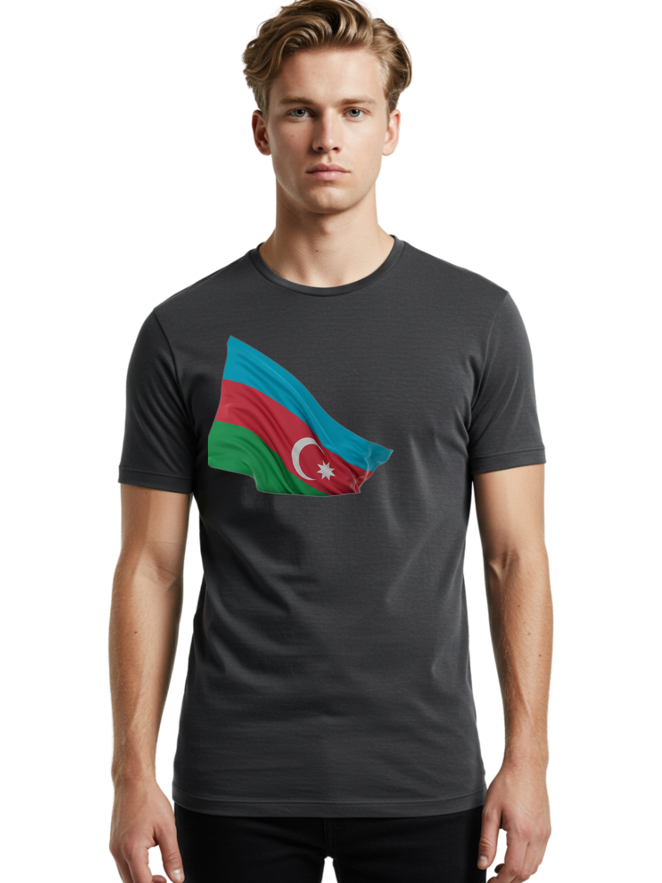 Azerbaijan-Flag Men'S Graphic Tee, 100% Cotton, Comfortable Casual Summer Wear, Machine Washable, Vintage Camera, Old Camera, Antique Camera, Black Camera, Classic Photography, Photography Equipment, Nostalgic Device, Film Camera, Camera Art Bal743 29