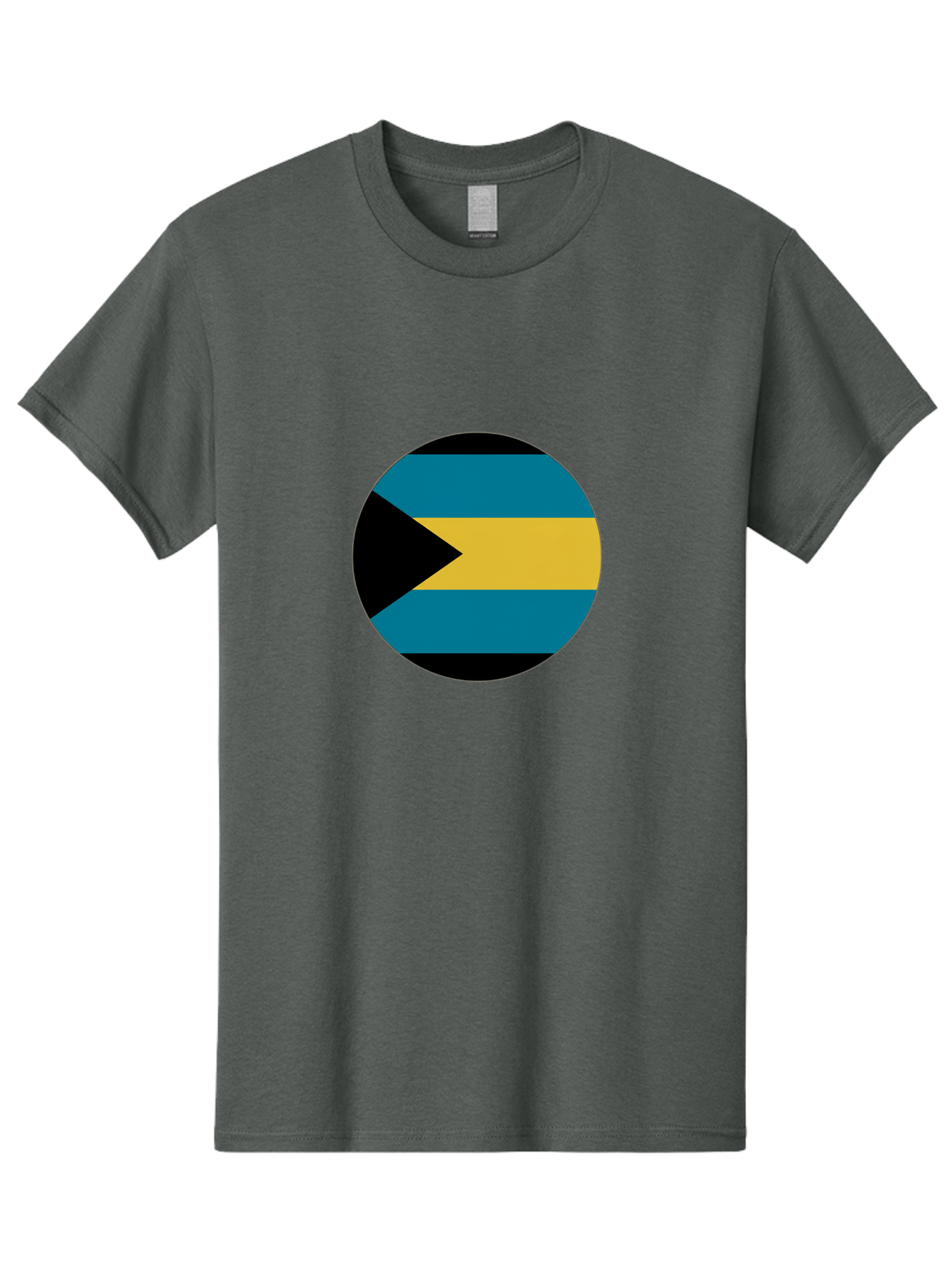 Bahamas-Flag Men'S Graphic Tee, 100% Cotton, Comfortable Casual Summer Wear, Machine Washable, Vintage Camera, Old Camera, Antique Camera, Black Camera, Classic Photography, Photography Equipment, Nostalgic Device, Film Camera, Camera Art Bal746