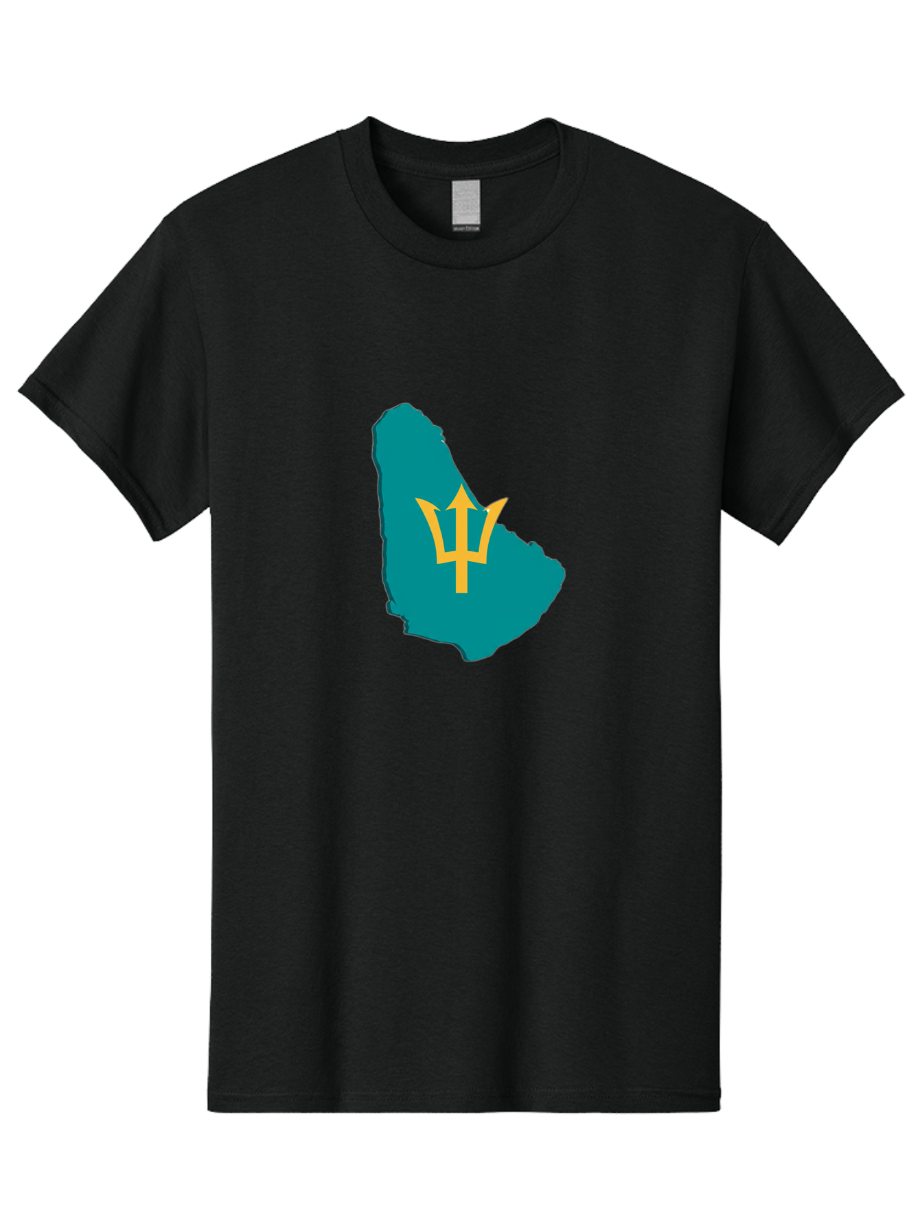 Barbados-Trident Men'S Graphic Tee, 100% Cotton, Comfortable Casual Summer Wear, Machine Washable, Vintage Camera, Old Camera, Antique Camera, Black Camera, Classic Photography, Photography Equipment, Nostalgic Device, Film Camera, Camera Art Bal754