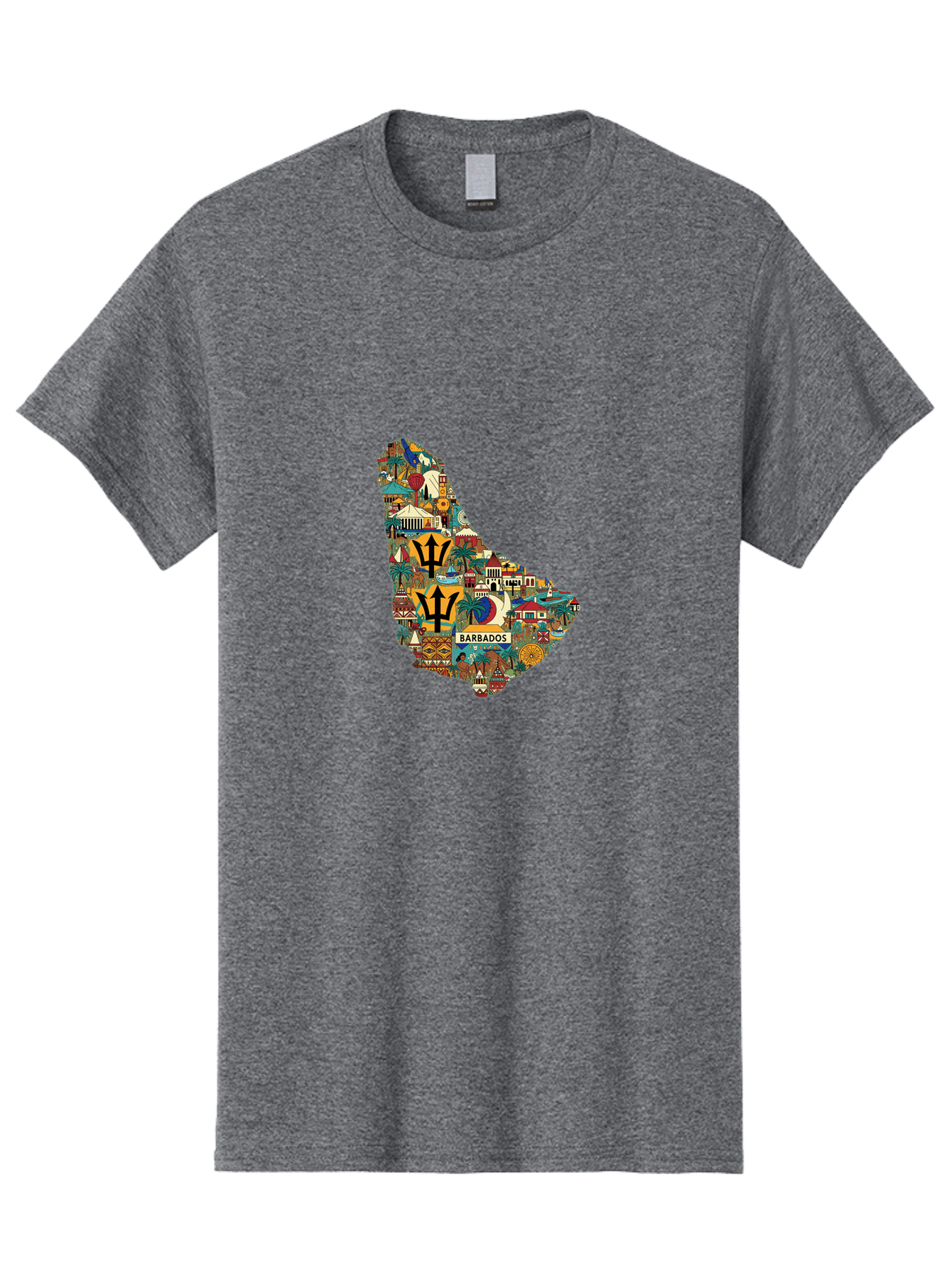 Barbados Men'S Graphic Tee, 100% Cotton, Comfortable Casual Summer Wear, Machine Washable, Vintage Camera, Old Camera, Antique Camera, Black Camera, Classic Photography, Photography Equipment, Nostalgic Device, Film Camera, Camera Art Bal755