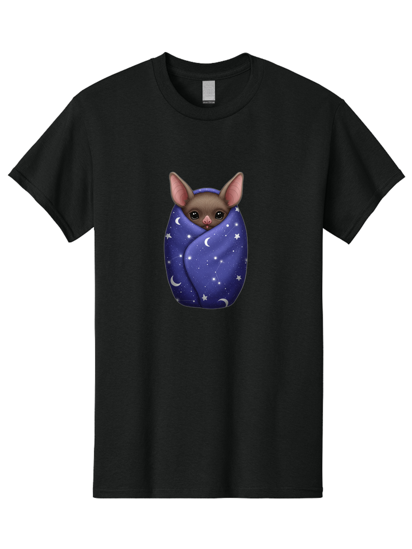 Bat-Wrapped-In-Stars Men'S Graphic Tee, 100% Cotton, Comfortable Casual Summer Wear, Machine Washable, Vintage Camera, Old Camera, Antique Camera, Black Camera, Classic Photography, Photography Equipment, Nostalgic Device, Film Camera, Bal771