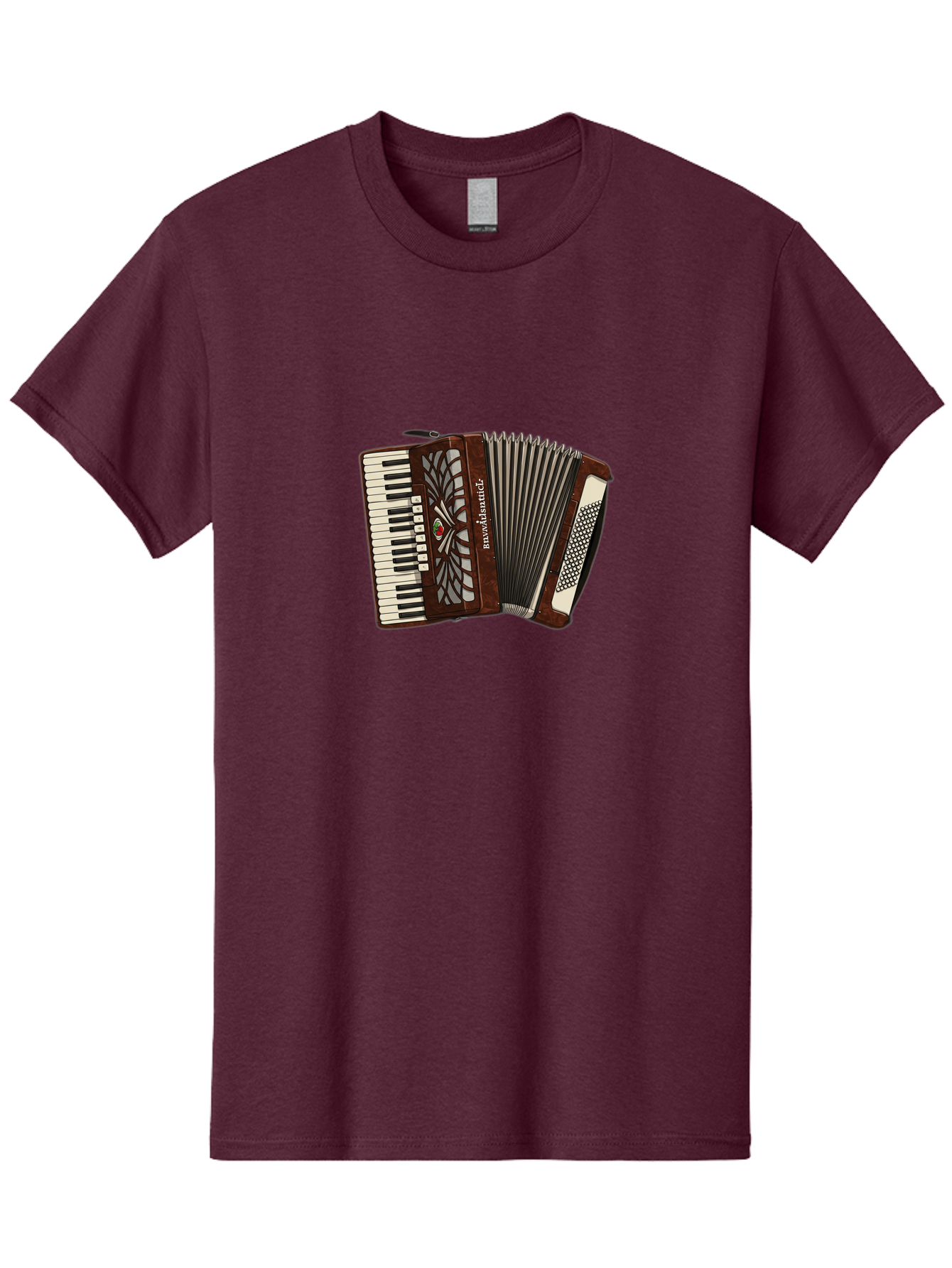 Bavaria-Accordian Men'S Graphic Tee, 100% Cotton, Comfortable Casual Summer Wear, Machine Washable, Vintage Camera, Old Camera, Antique Camera, Black Camera, Classic Photography, Photography Equipment, Nostalgic Device, Film Camera, Camera Art Bal772