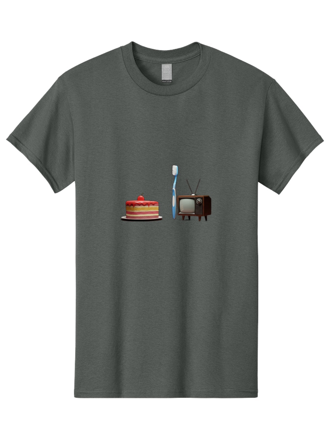 Birthday-Cake-Toothbrush-Tv Men'S Graphic Tee, 100% Cotton, Comfortable Casual Summer Wear, Machine Washable, Vintage Camera, Old Camera, Antique Camera, Black Camera, Classic Photography, Photography Equipment, Nostalgic Device, Film Camera, Bal802 12