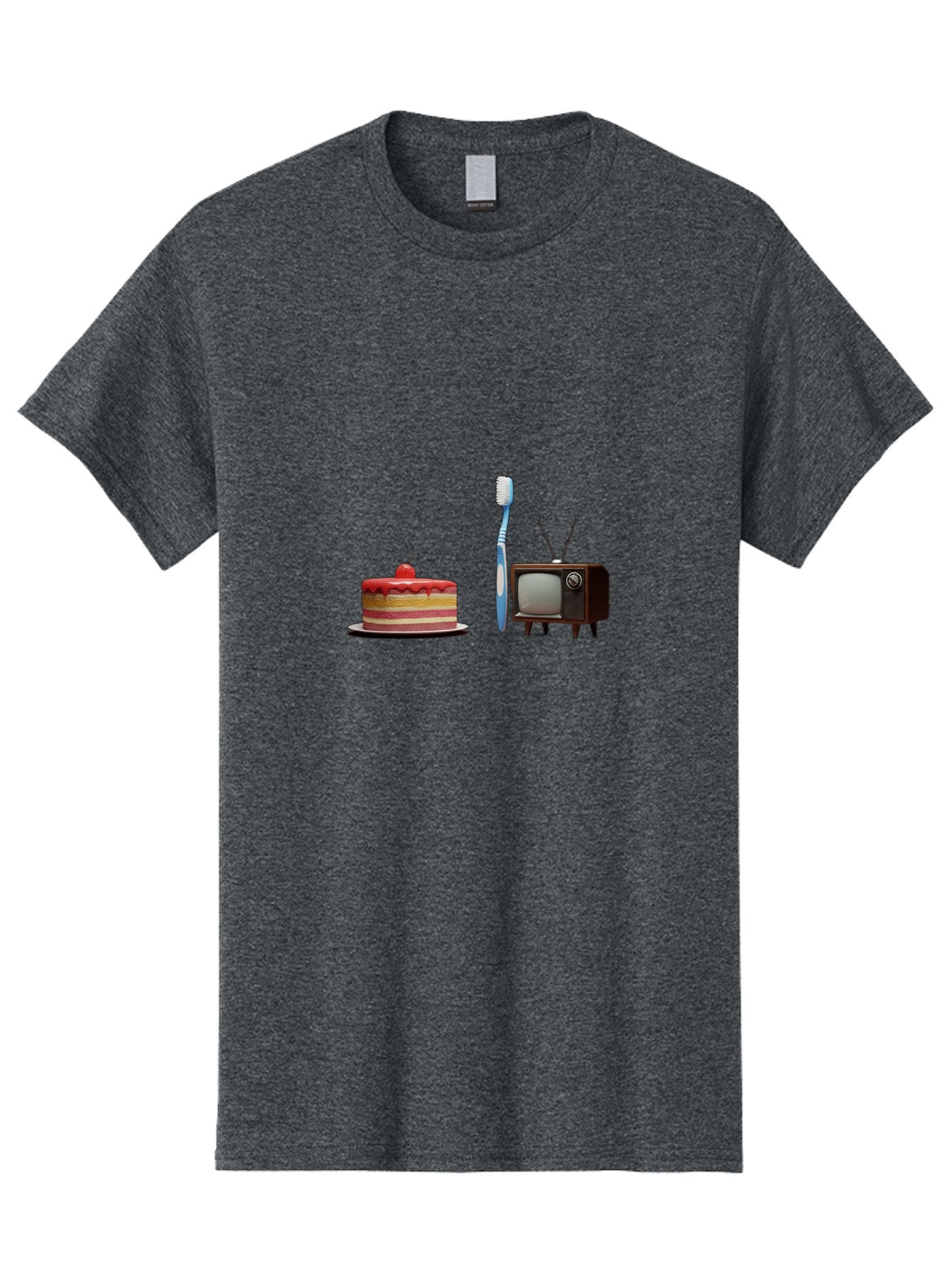 Birthday-Cake-Toothbrush-Tv Men'S Graphic Tee, 100% Cotton, Comfortable Casual Summer Wear, Machine Washable, Vintage Camera, Old Camera, Antique Camera, Black Camera, Classic Photography, Photography Equipment, Nostalgic Device, Film Camera, Bal802 5