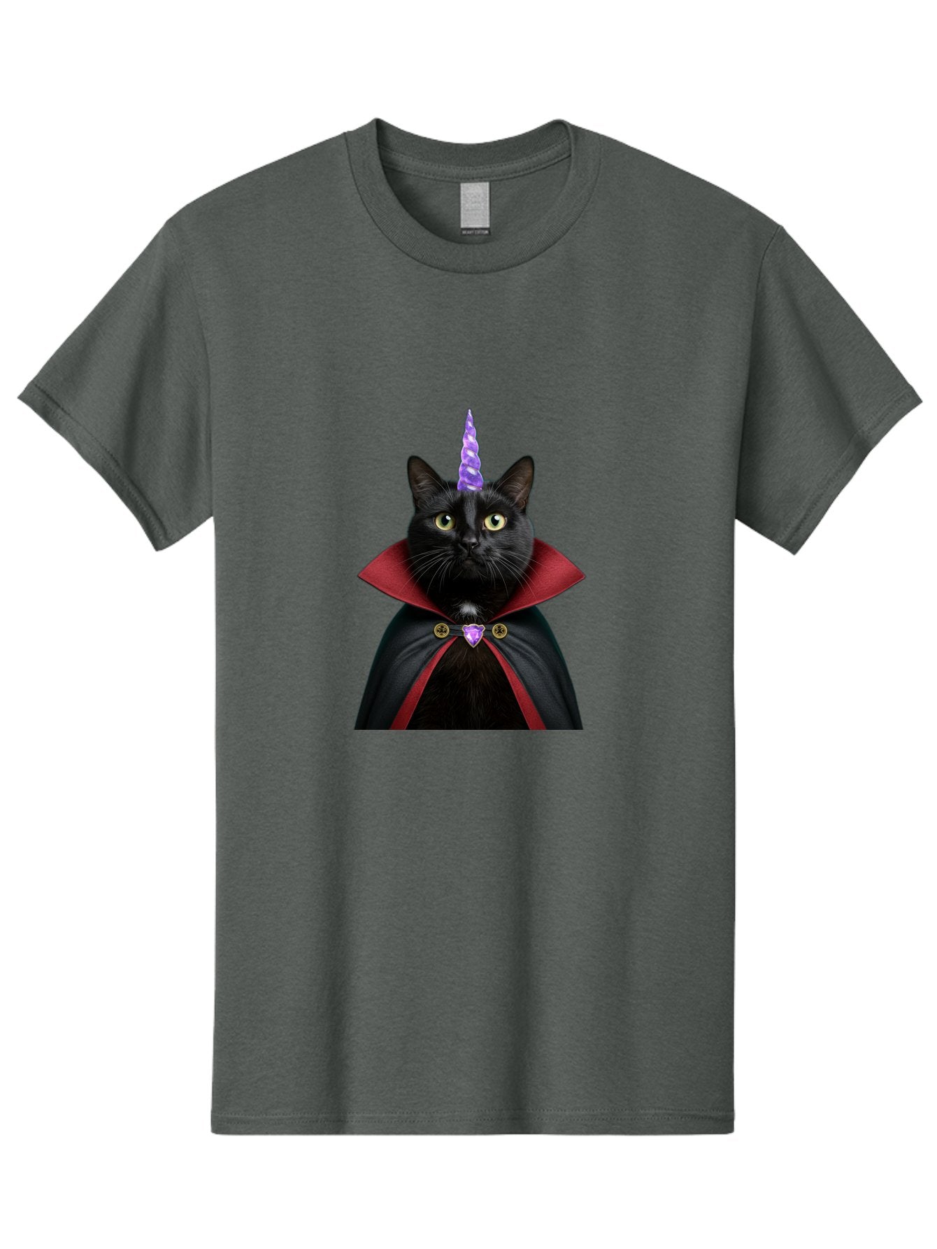 Black-Cat-Unicorn-1 Men'S Graphic Tee, 100% Cotton, Comfortable Casual Summer Wear, Machine Washable, Vintage Camera, Old Camera, Antique Camera, Black Camera, Classic Photography, Photography Equipment, Nostalgic Device, Film Camera, Bal806 14