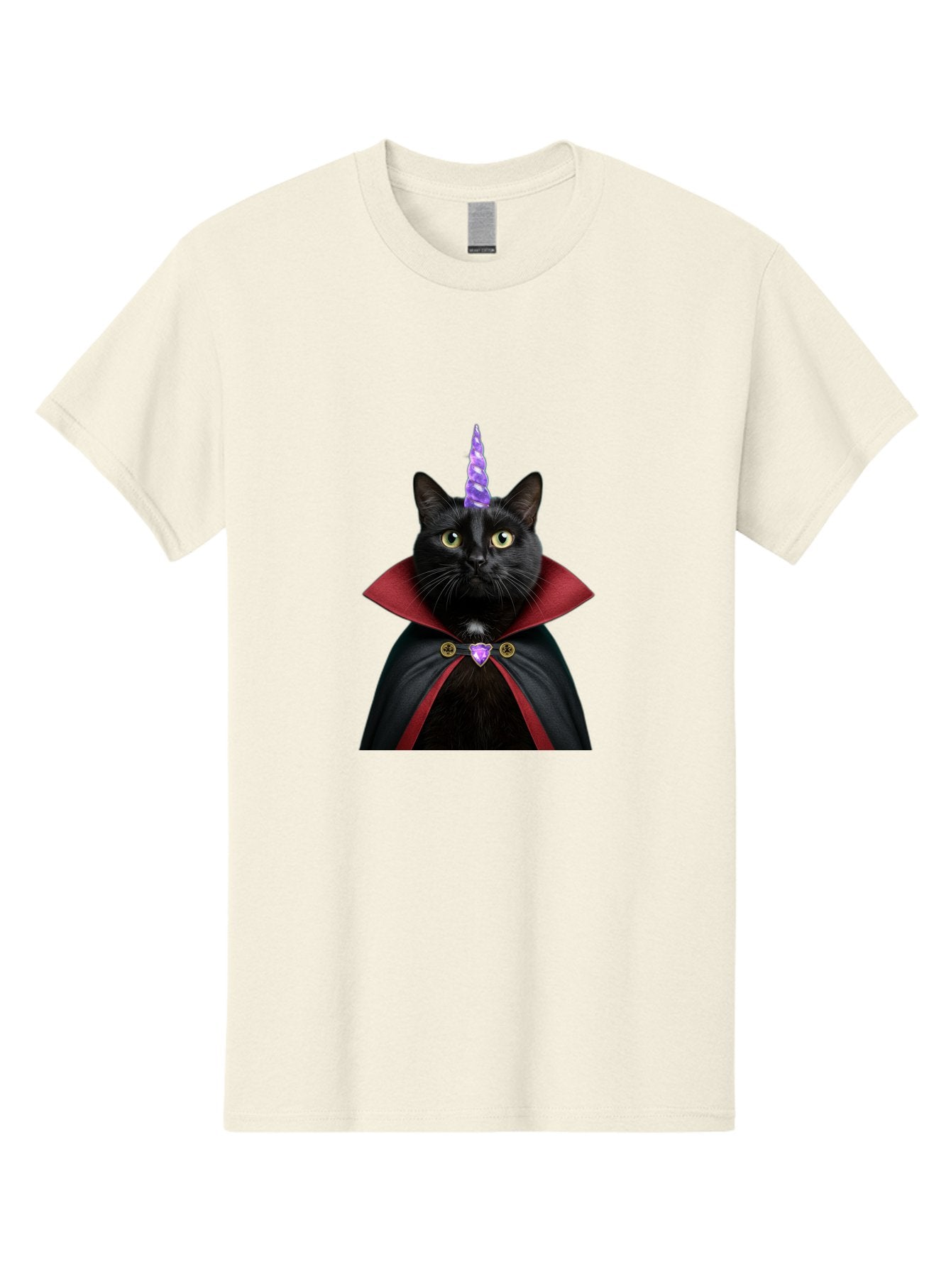 Black-Cat-Unicorn-1 Men'S Graphic Tee, 100% Cotton, Comfortable Casual Summer Wear, Machine Washable, Vintage Camera, Old Camera, Antique Camera, Black Camera, Classic Photography, Photography Equipment, Nostalgic Device, Film Camera, Bal806 8