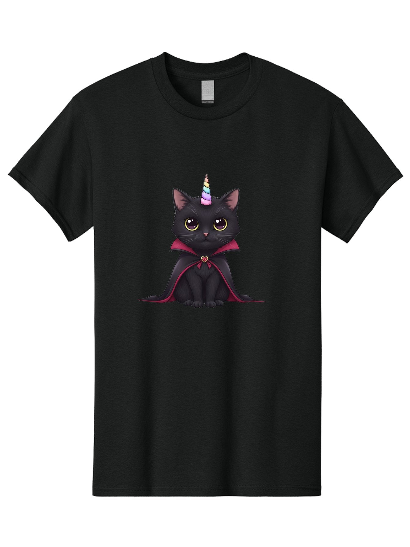 Black-Cat-Unicorn-Vampire Men'S Graphic Tee, 100% Cotton, Comfortable Casual Summer Wear, Machine Washable, Vintage Camera, Old Camera, Antique Camera, Black Camera, Classic Photography, Photography Equipment, Nostalgic Device, Film Camera, Bal807 4