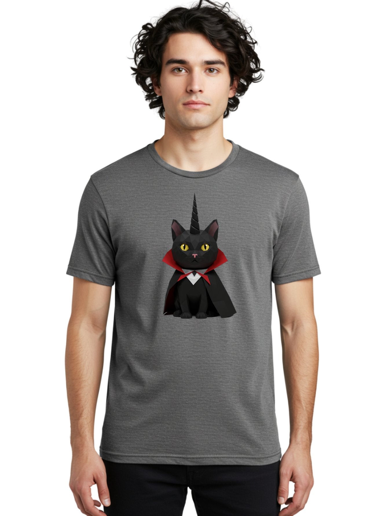 Black-Cat-Vampire-Unicorn-1 Men'S Graphic Tee, 100% Cotton, Comfortable Casual Summer Wear, Machine Washable, Vintage Camera, Old Camera, Antique Camera, Black Camera, Classic Photography, Photography Equipment, Nostalgic Device, Film Camera, Bal809 17