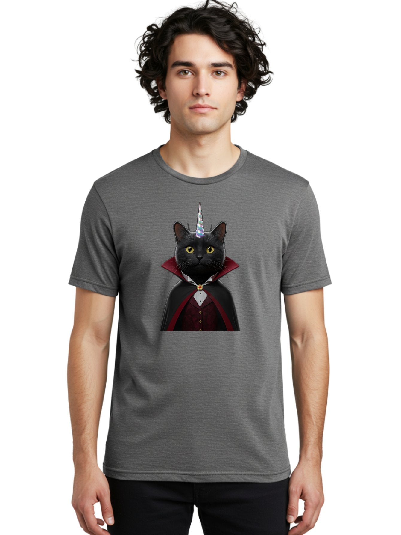 Black-Cat-Vampire-Unicorn Men'S Graphic Tee, 100% Cotton, Comfortable Casual Summer Wear, Machine Washable, Vintage Camera, Old Camera, Antique Camera, Black Camera, Classic Photography, Photography Equipment, Nostalgic Device, Film Camera, Bal810 27