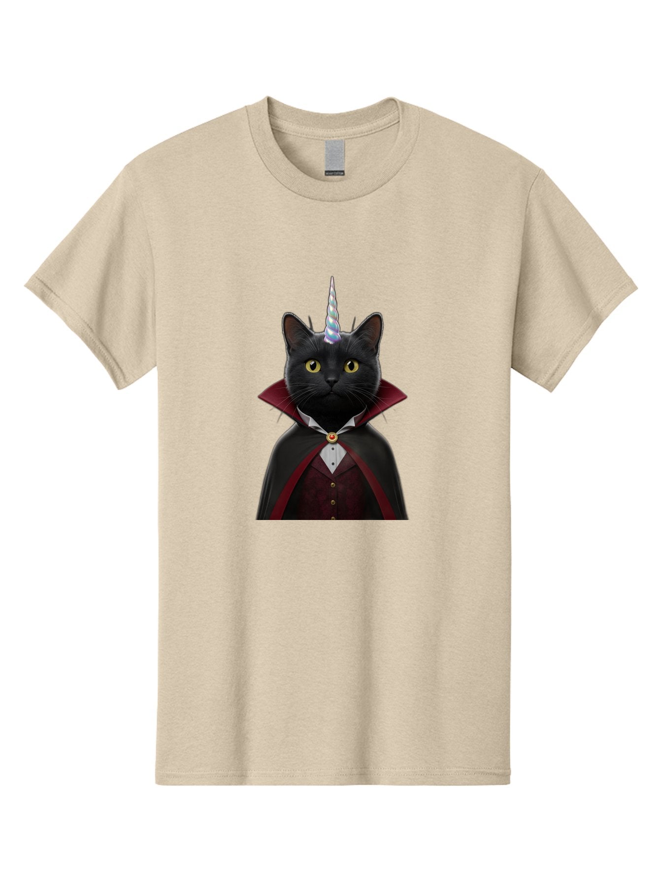 Black-Cat-Vampire-Unicorn Men'S Graphic Tee, 100% Cotton, Comfortable Casual Summer Wear, Machine Washable, Vintage Camera, Old Camera, Antique Camera, Black Camera, Classic Photography, Photography Equipment, Nostalgic Device, Film Camera, Bal810