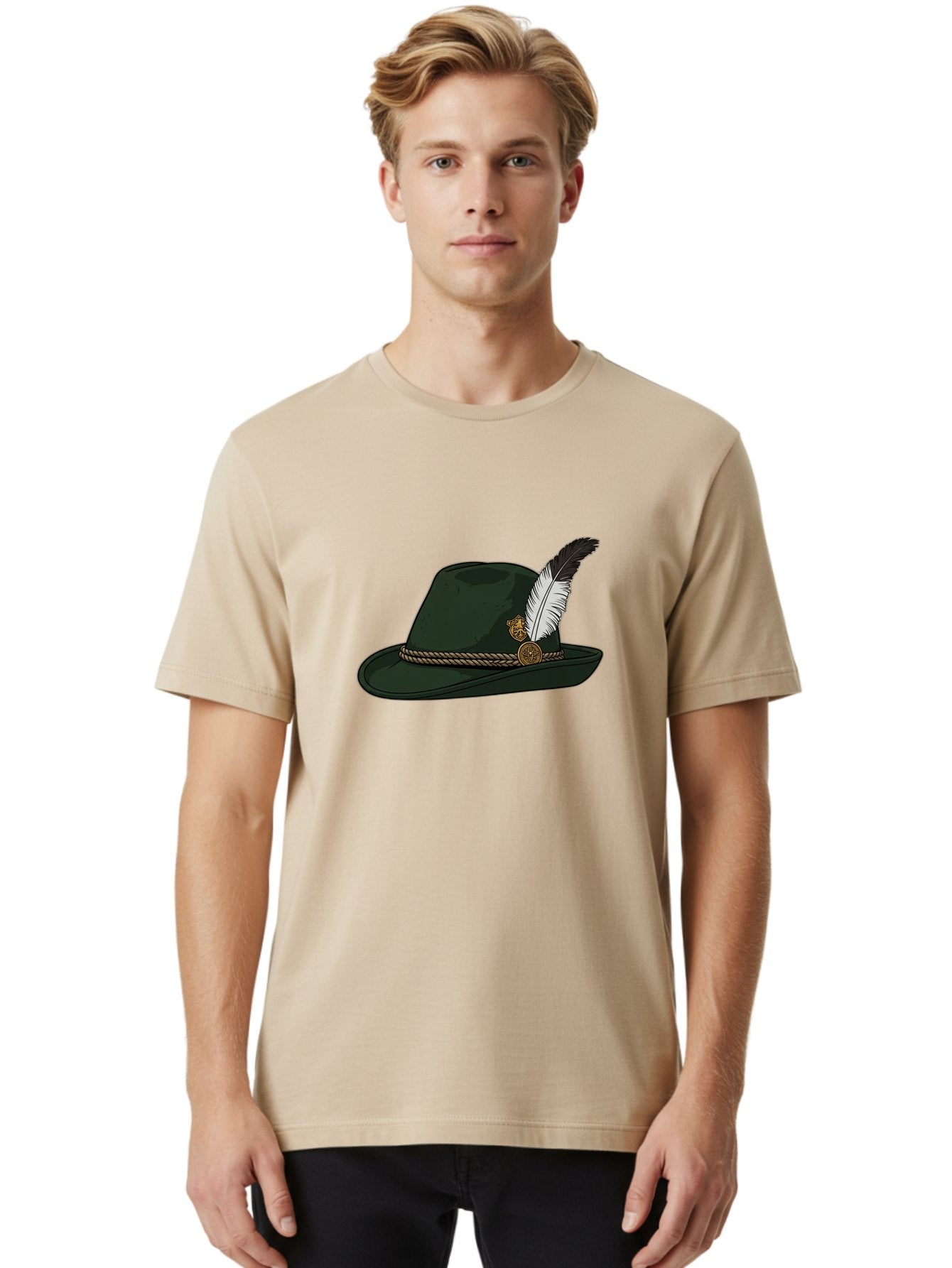 Black-Fedora-Hat Men'S Graphic Tee, 100% Cotton, Comfortable Casual Summer Wear, Machine Washable, Vintage Camera, Old Camera, Antique Camera, Black Camera, Classic Photography, Photography Equipment, Nostalgic Device, Film Camera, Camera Art Bal815 20