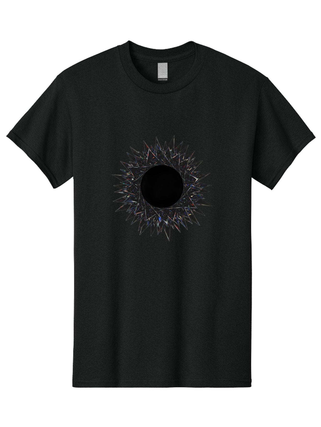 Black-Hole-5 Men'S Graphic Tee, 100% Cotton, Comfortable Casual Summer Wear, Machine Washable, Vintage Camera, Old Camera, Antique Camera, Black Camera, Classic Photography, Photography Equipment, Nostalgic Device, Film Camera, Camera Art Bal820
