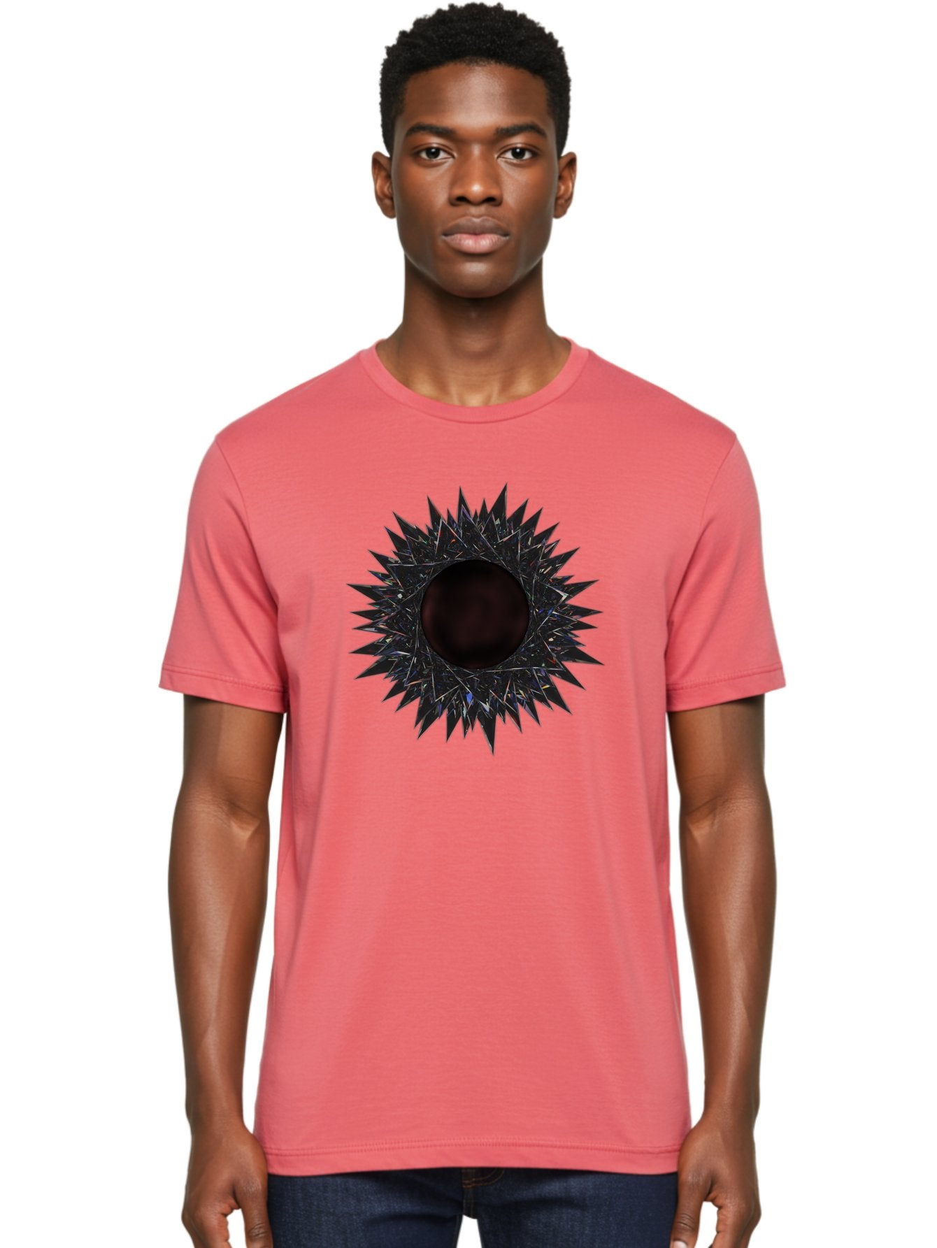 Black-Hole-5 Men'S Graphic Tee, 100% Cotton, Comfortable Casual Summer Wear, Machine Washable, Vintage Camera, Old Camera, Antique Camera, Black Camera, Classic Photography, Photography Equipment, Nostalgic Device, Film Camera, Camera Art Bal820 22