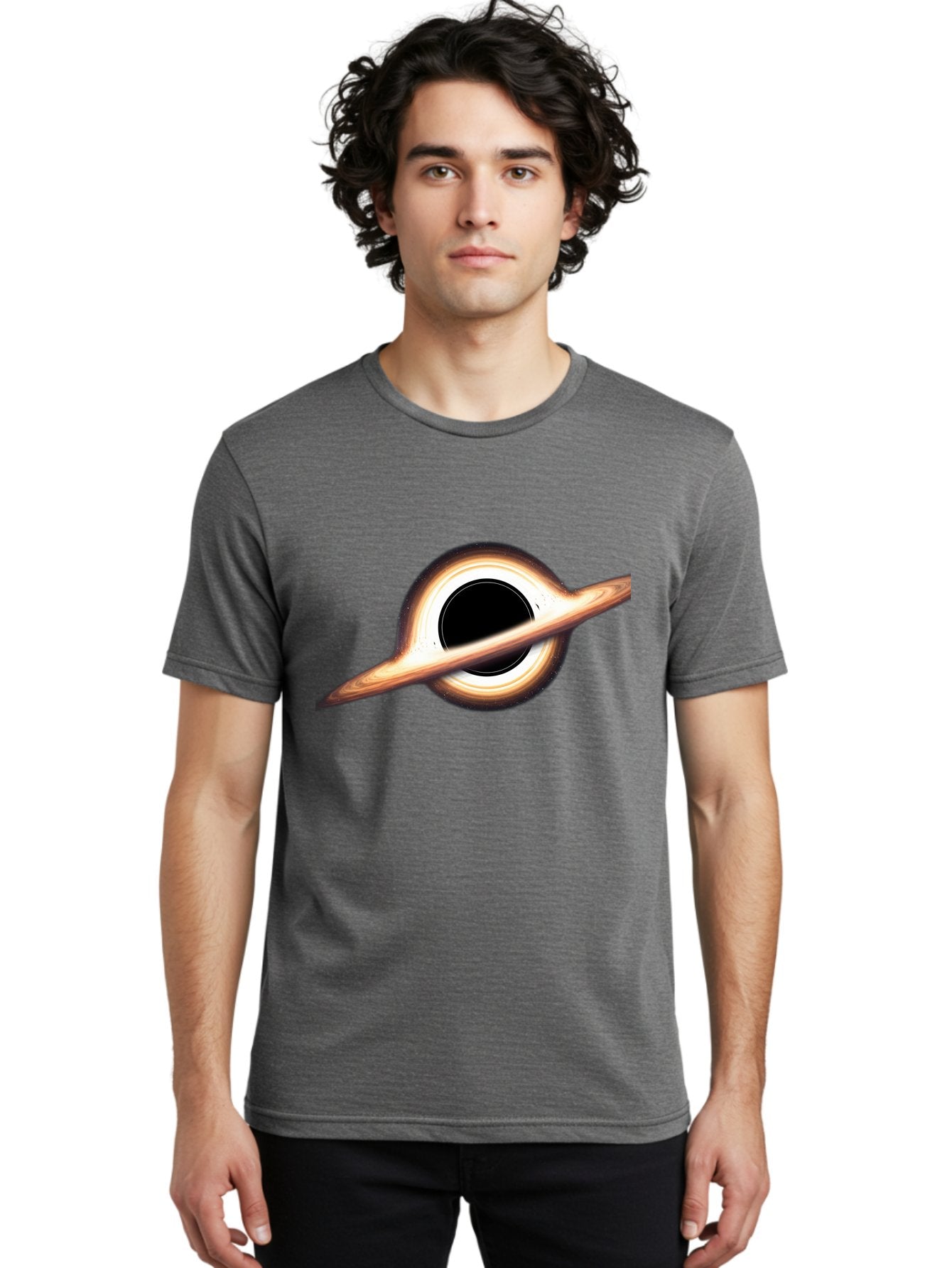 Black-Hole-6 Men'S Graphic Tee, 100% Cotton, Comfortable Casual Summer Wear, Machine Washable, Vintage Camera, Old Camera, Antique Camera, Black Camera, Classic Photography, Photography Equipment, Nostalgic Device, Film Camera, Camera Art Bal821 20
