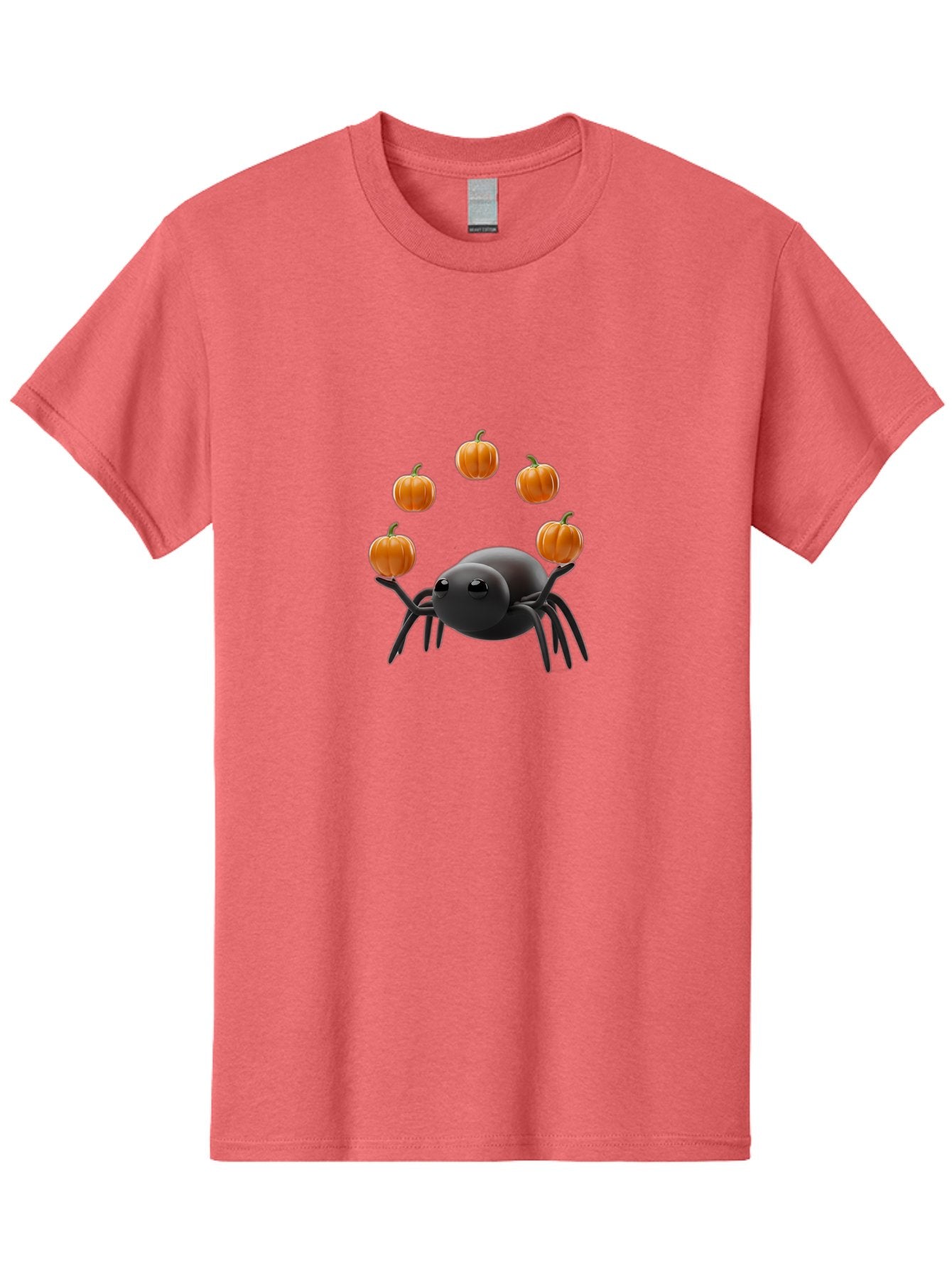 Black-Spider-With-Pumpkins-1 Men'S Graphic Tee, 100% Cotton, Comfortable Casual Summer Wear, Machine Washable, Vintage Camera, Old Camera, Antique Camera, Black Camera, Classic Photography, Photography Equipment, Nostalgic Device, Film Camera, Bal827 6