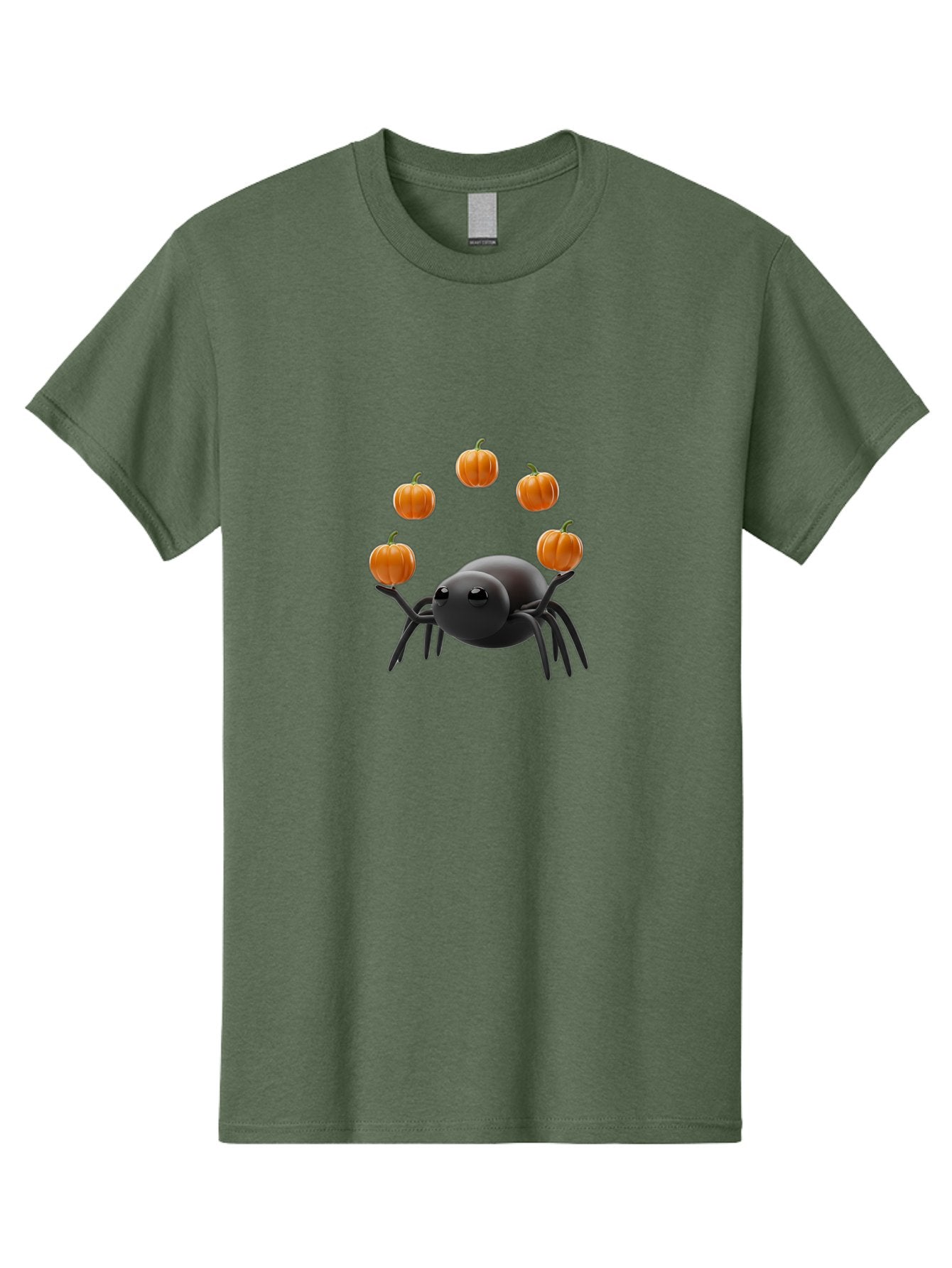Black-Spider-With-Pumpkins-1 Men'S Graphic Tee, 100% Cotton, Comfortable Casual Summer Wear, Machine Washable, Vintage Camera, Old Camera, Antique Camera, Black Camera, Classic Photography, Photography Equipment, Nostalgic Device, Film Camera, Bal827 5