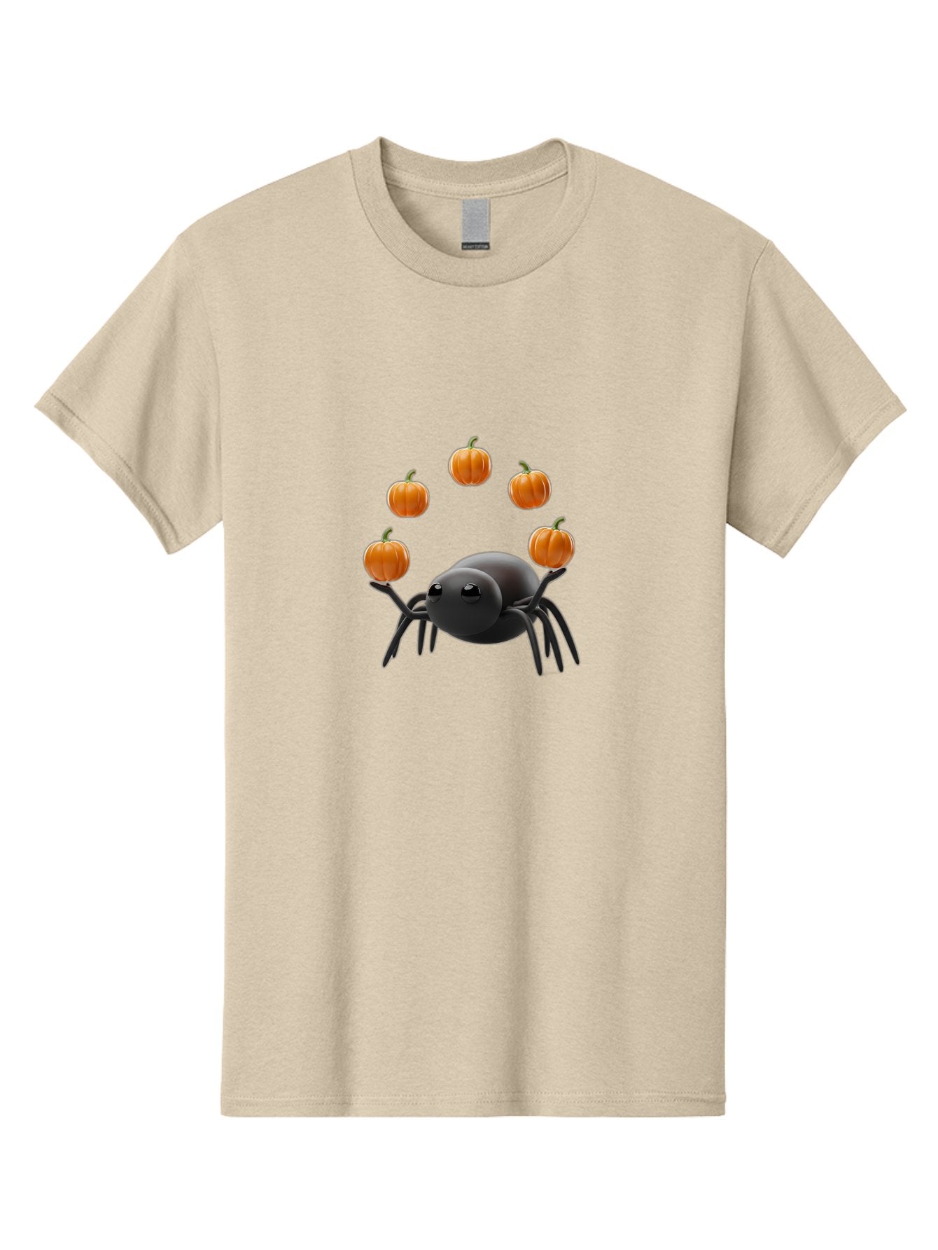 Black-Spider-With-Pumpkins-1 Men'S Graphic Tee, 100% Cotton, Comfortable Casual Summer Wear, Machine Washable, Vintage Camera, Old Camera, Antique Camera, Black Camera, Classic Photography, Photography Equipment, Nostalgic Device, Film Camera, Bal827 12