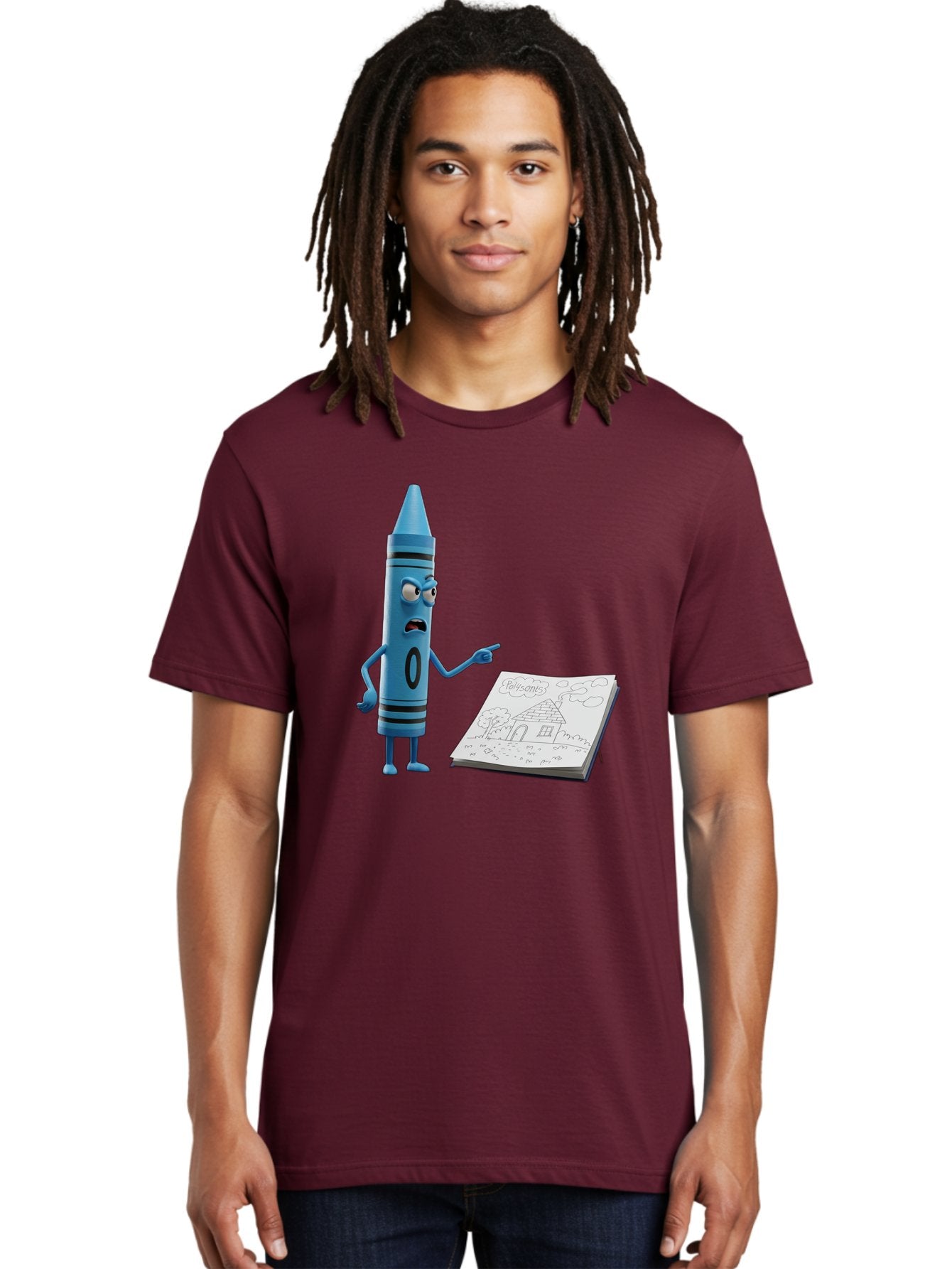 Blue-Crayon Men'S Graphic Tee, 100% Cotton, Comfortable Casual Summer Wear, Machine Washable, Vintage Camera, Old Camera, Antique Camera, Black Camera, Classic Photography, Photography Equipment, Nostalgic Device, Film Camera, Camera Art Bal830 18