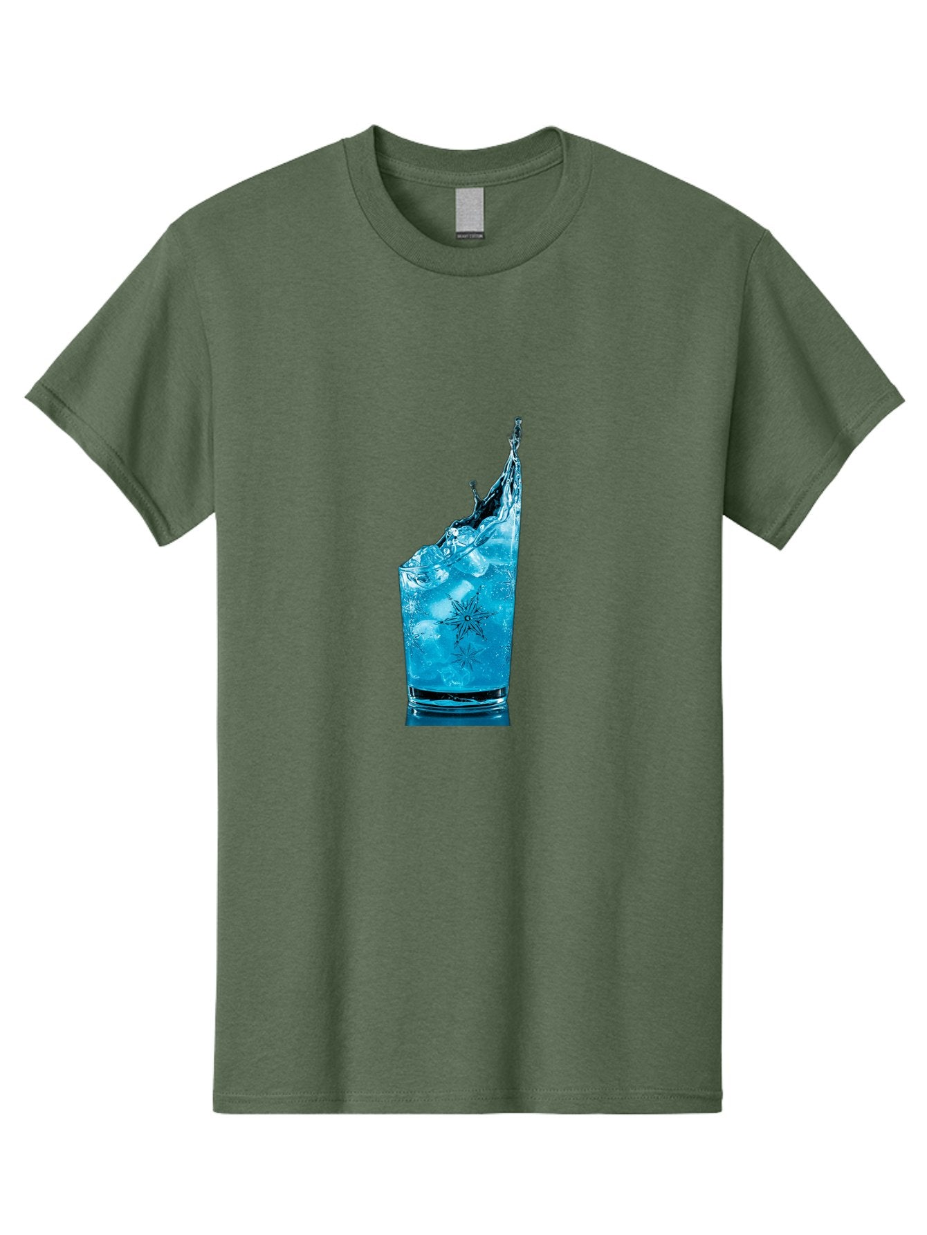 Blue-Drink-Splash Men'S Graphic Tee, 100% Cotton, Comfortable Casual Summer Wear, Machine Washable, Vintage Camera, Old Camera, Antique Camera, Black Camera, Classic Photography, Photography Equipment, Nostalgic Device, Film Camera, Camera Art Bal831 12