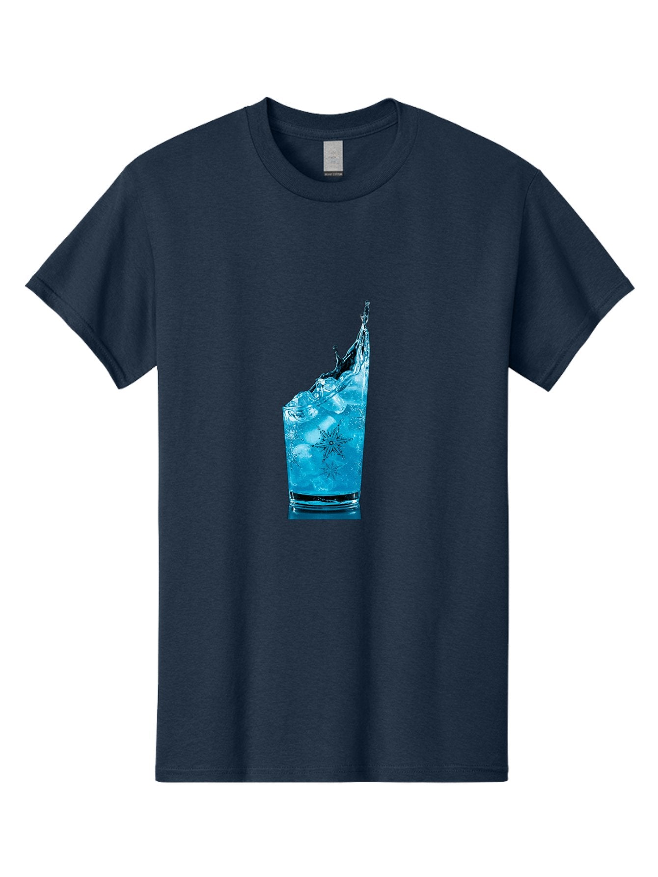 Blue-Drink-Splash Men'S Graphic Tee, 100% Cotton, Comfortable Casual Summer Wear, Machine Washable, Vintage Camera, Old Camera, Antique Camera, Black Camera, Classic Photography, Photography Equipment, Nostalgic Device, Film Camera, Camera Art Bal831 13