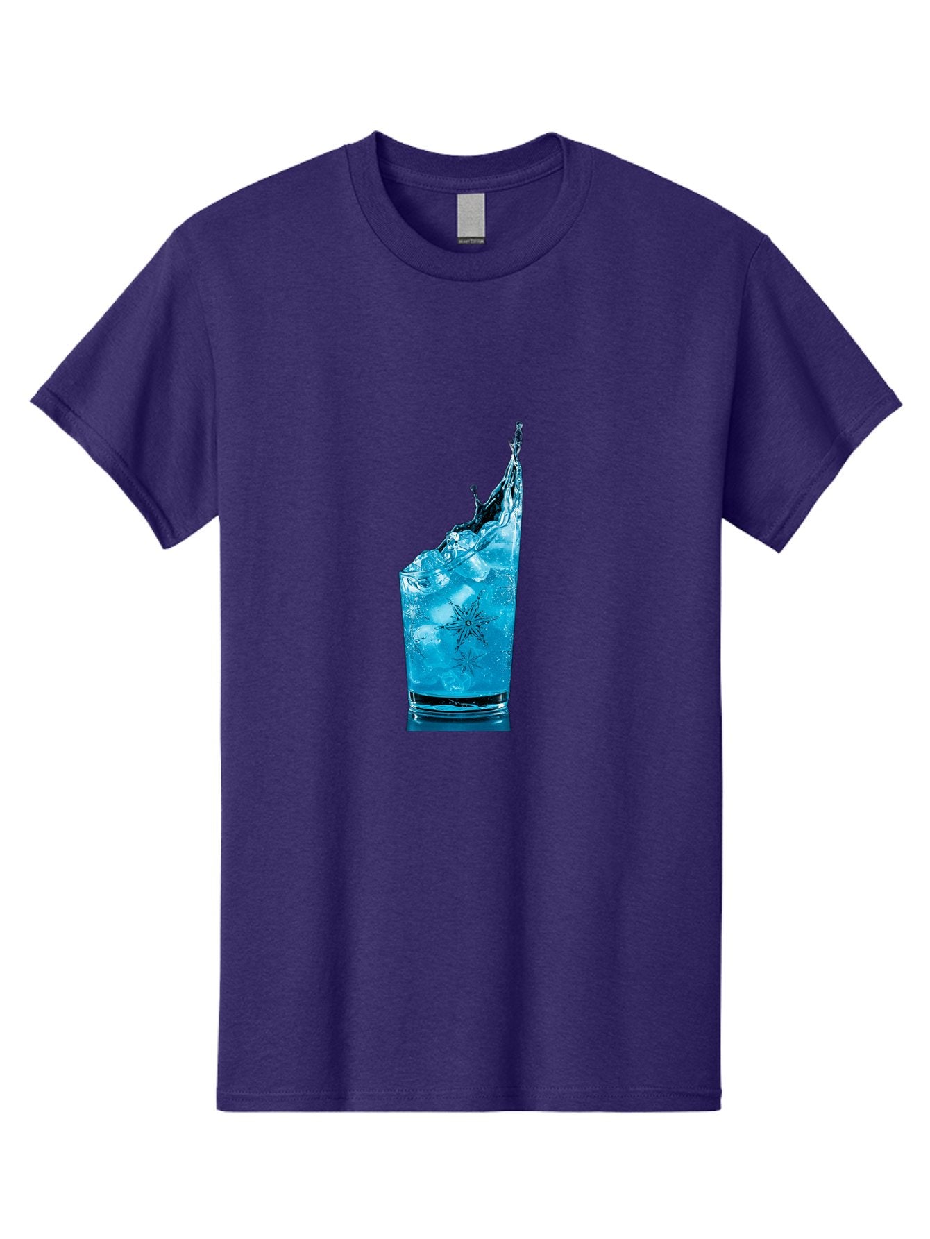 Blue-Drink-Splash Men'S Graphic Tee, 100% Cotton, Comfortable Casual Summer Wear, Machine Washable, Vintage Camera, Old Camera, Antique Camera, Black Camera, Classic Photography, Photography Equipment, Nostalgic Device, Film Camera, Camera Art Bal831 9