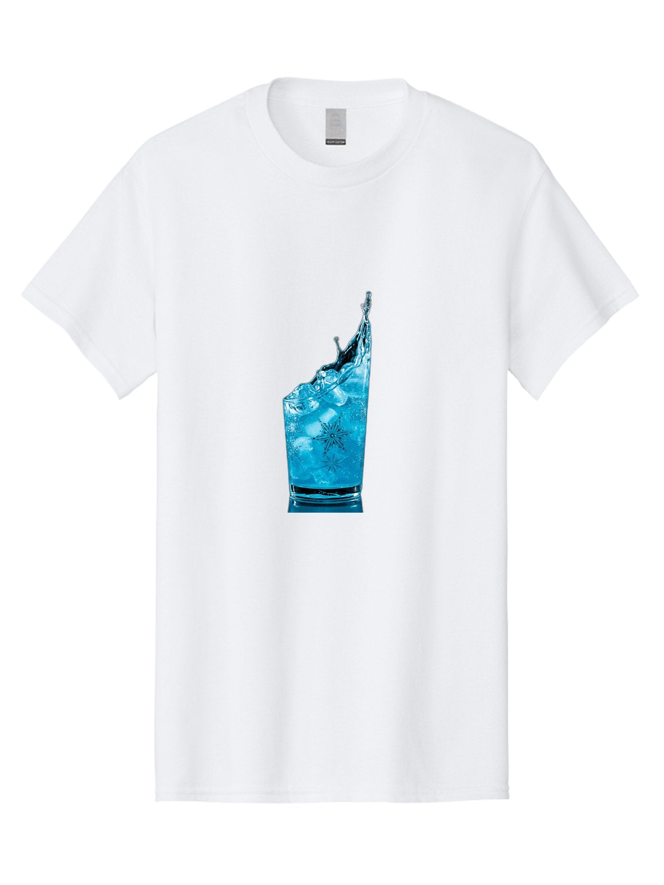 Blue-Drink-Splash Men'S Graphic Tee, 100% Cotton, Comfortable Casual Summer Wear, Machine Washable, Vintage Camera, Old Camera, Antique Camera, Black Camera, Classic Photography, Photography Equipment, Nostalgic Device, Film Camera, Camera Art Bal831 10