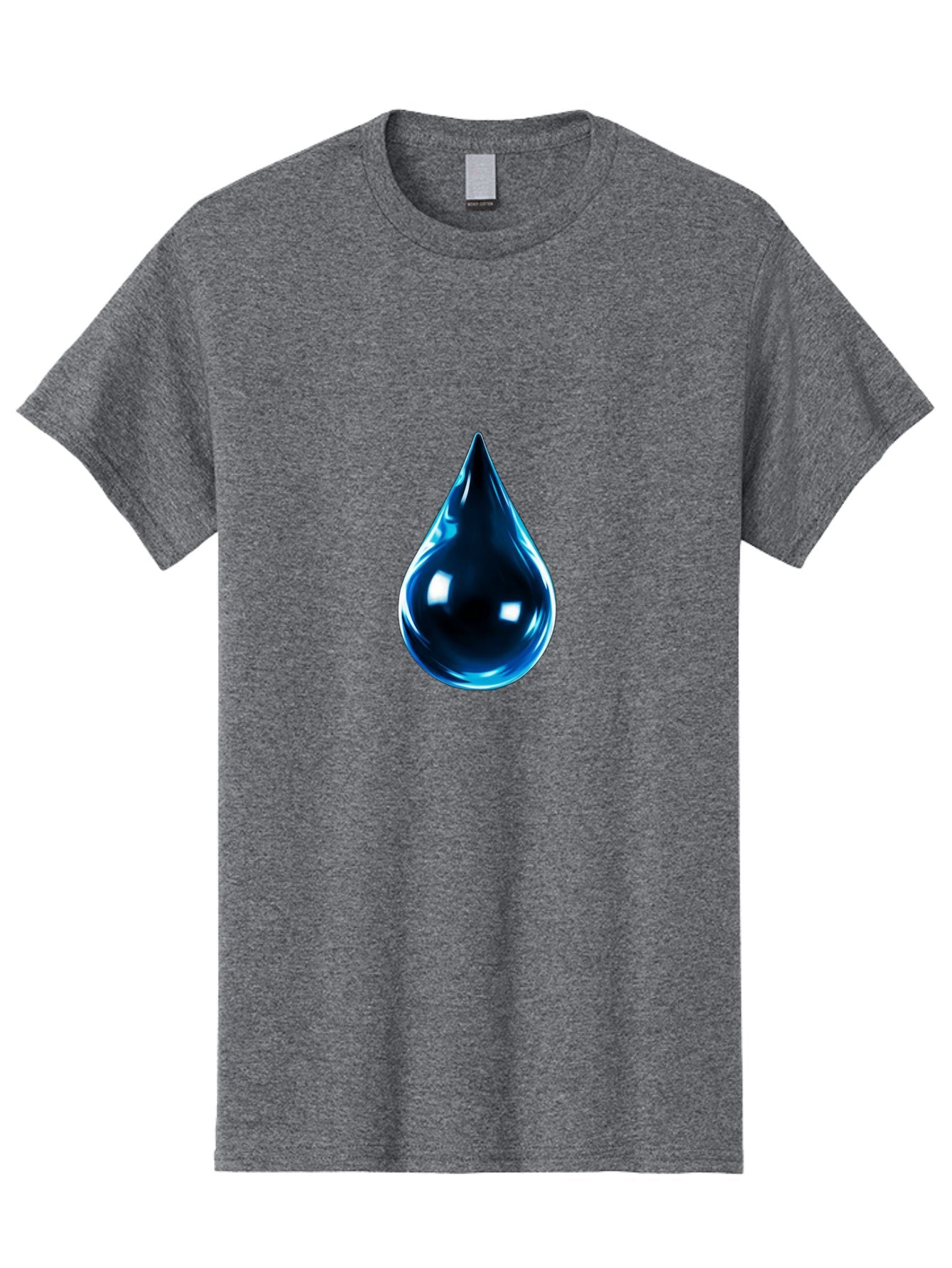Blue-Water-Droplet Men'S Graphic Tee, 100% Cotton, Comfortable Casual Summer Wear, Machine Washable, Vintage Camera, Old Camera, Antique Camera, Black Camera, Classic Photography, Photography Equipment, Nostalgic Device, Film Camera, Bal836 7