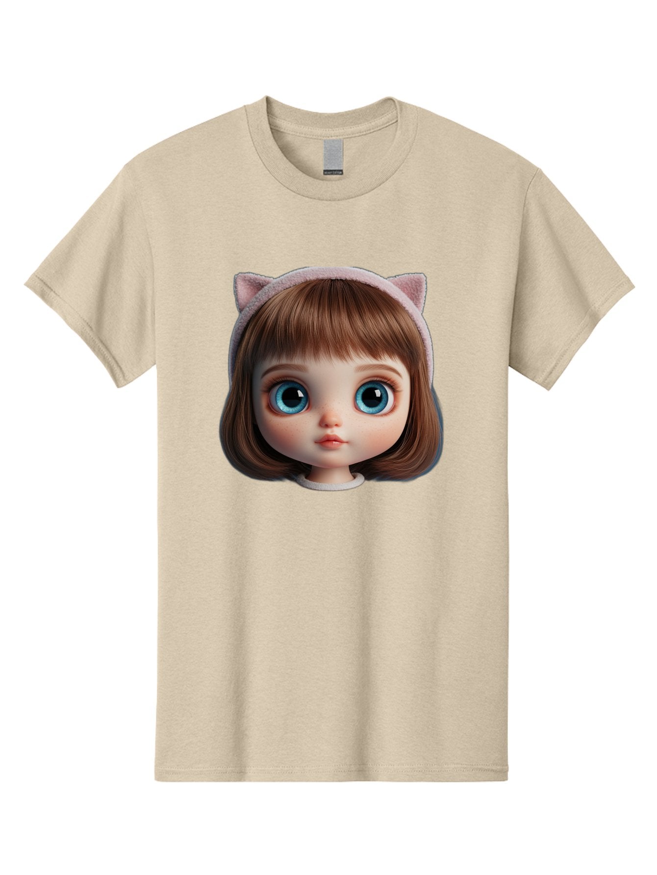 Blythe-Doll-4 Men'S Graphic Tee, 100% Cotton, Comfortable Casual Summer Wear, Machine Washable, Vintage Camera, Old Camera, Antique Camera, Black Camera, Classic Photography, Photography Equipment, Nostalgic Device, Film Camera, Camera Art Bal840 7