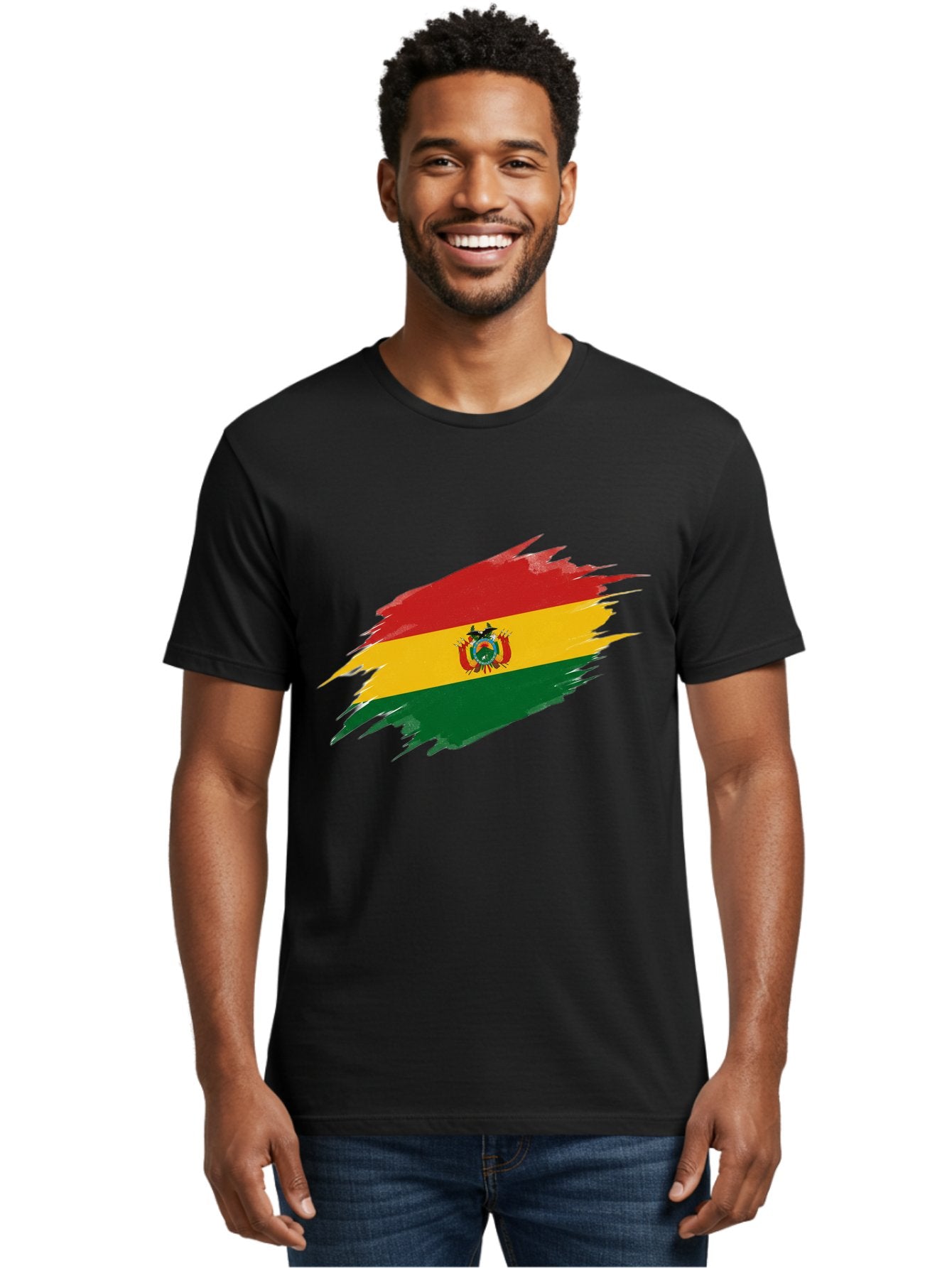 Bolivia-Flag Men'S Graphic Tee, 100% Cotton, Comfortable Casual Summer Wear, Machine Washable, Vintage Camera, Old Camera, Antique Camera, Black Camera, Classic Photography, Photography Equipment, Nostalgic Device, Film Camera, Camera Art Bal845 25