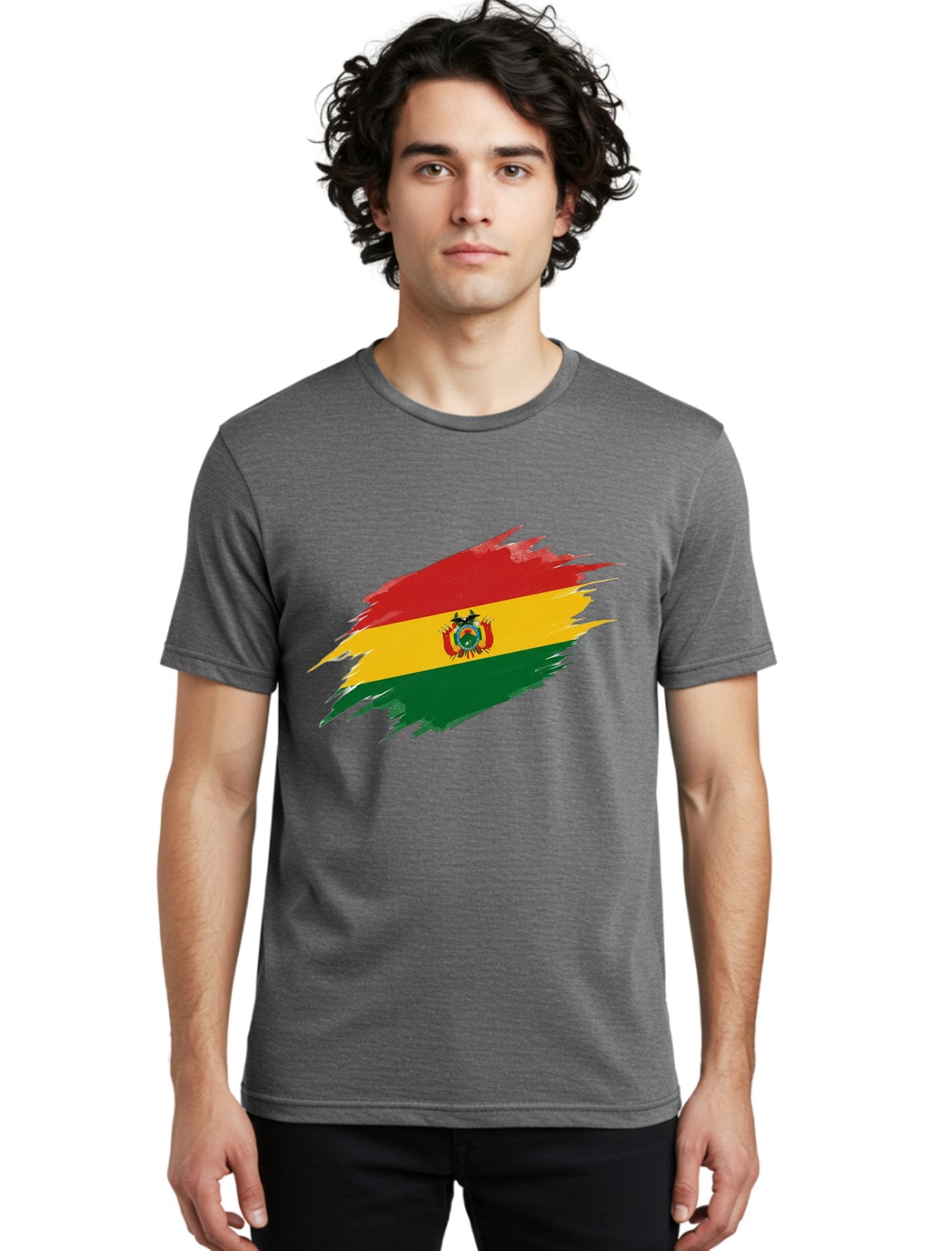 Bolivia-Flag Men'S Graphic Tee, 100% Cotton, Comfortable Casual Summer Wear, Machine Washable, Vintage Camera, Old Camera, Antique Camera, Black Camera, Classic Photography, Photography Equipment, Nostalgic Device, Film Camera, Camera Art Bal845 19
