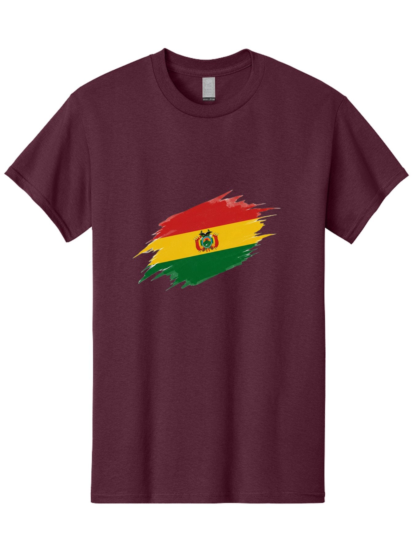 Bolivia-Flag Men'S Graphic Tee, 100% Cotton, Comfortable Casual Summer Wear, Machine Washable, Vintage Camera, Old Camera, Antique Camera, Black Camera, Classic Photography, Photography Equipment, Nostalgic Device, Film Camera, Camera Art Bal845 3