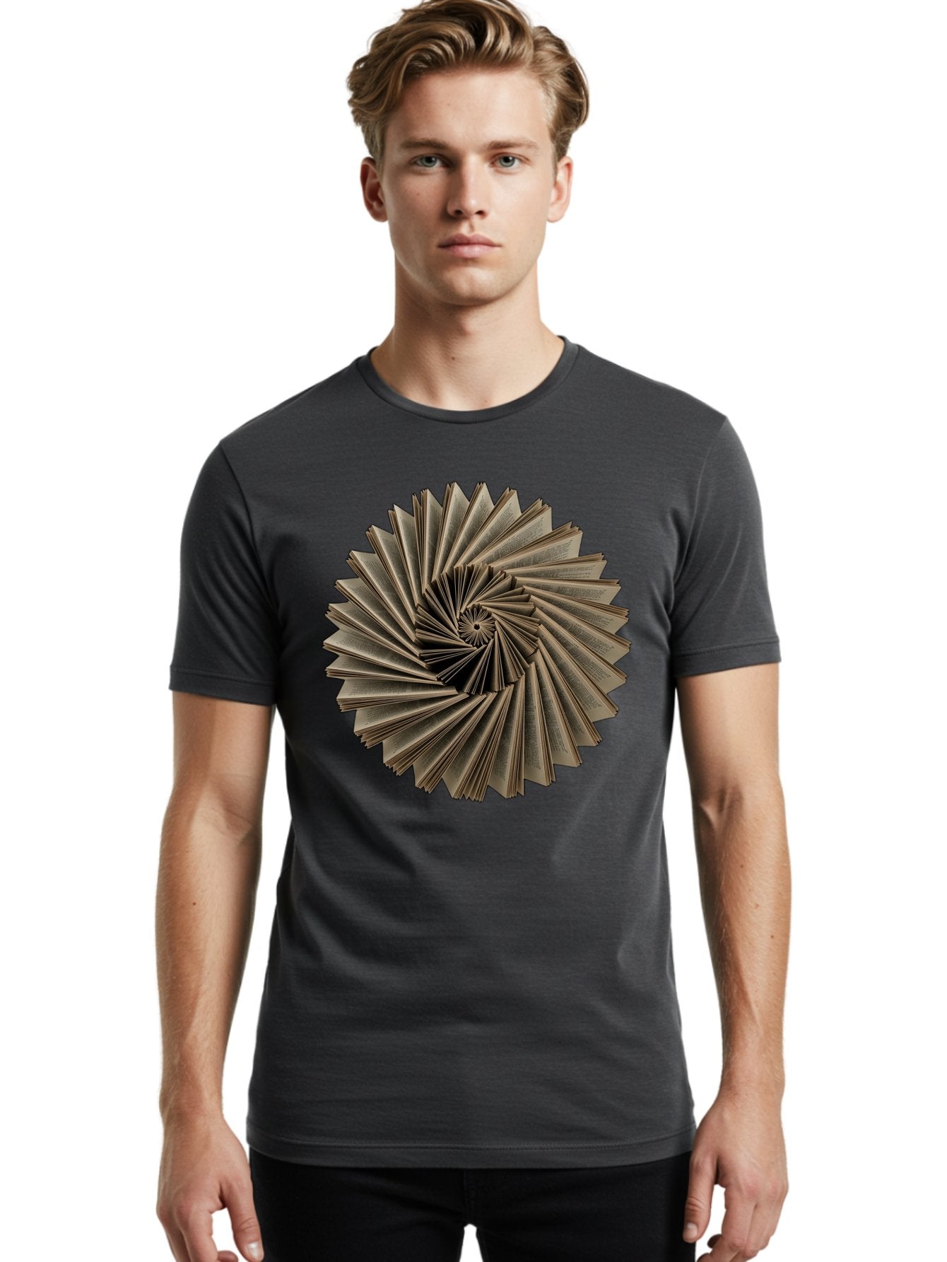 Book-Spiral Men'S Graphic Tee, 100% Cotton, Comfortable Casual Summer Wear, Machine Washable, Vintage Camera, Old Camera, Antique Camera, Black Camera, Classic Photography, Photography Equipment, Nostalgic Device, Film Camera, Camera Art Bal849 25