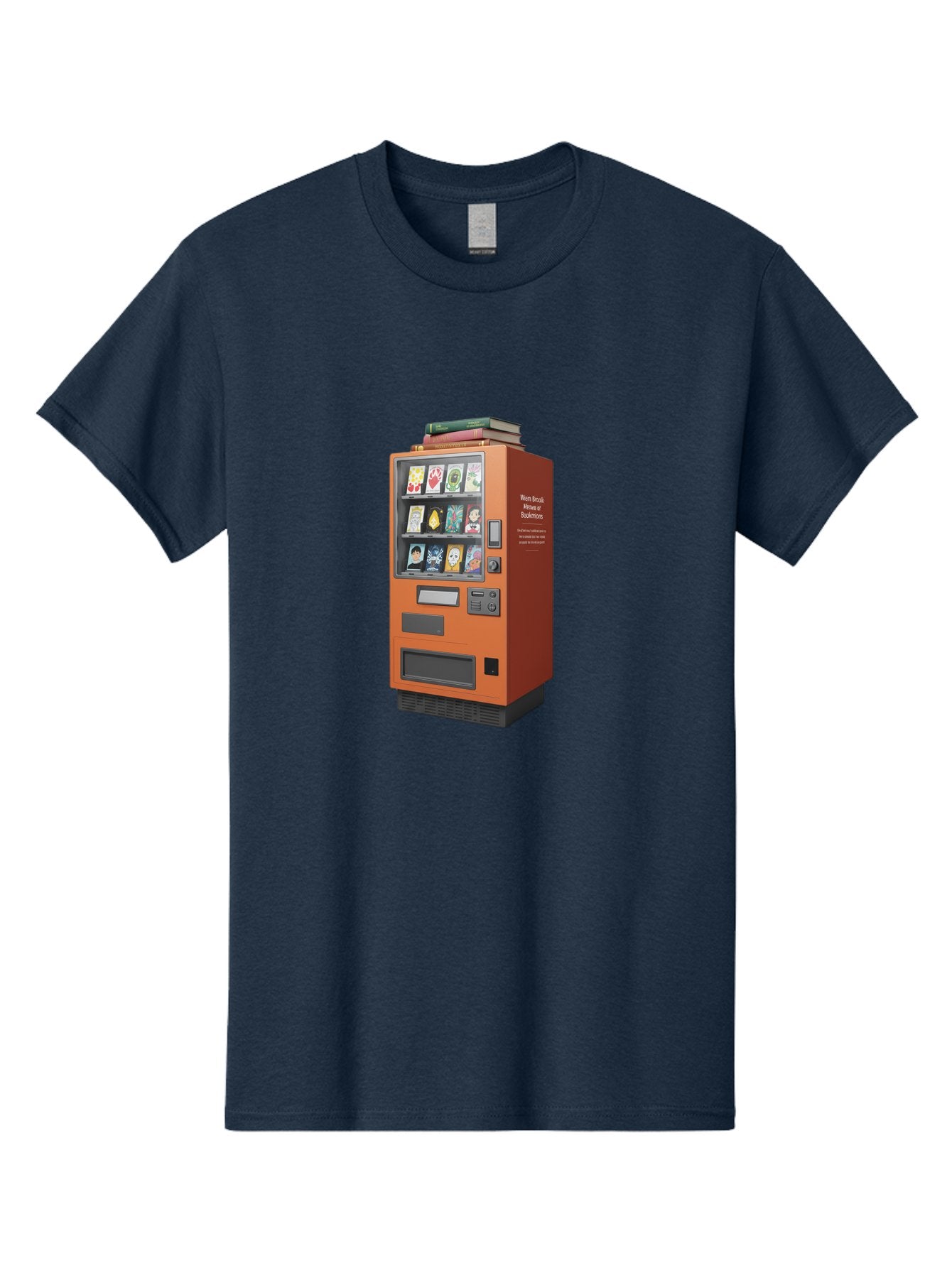 Book-Vending-Machine Men'S Graphic Tee, 100% Cotton, Comfortable Casual Summer Wear, Machine Washable, Vintage Camera, Old Camera, Antique Camera, Black Camera, Classic Photography, Photography Equipment, Nostalgic Device, Film Camera, Bal850 12