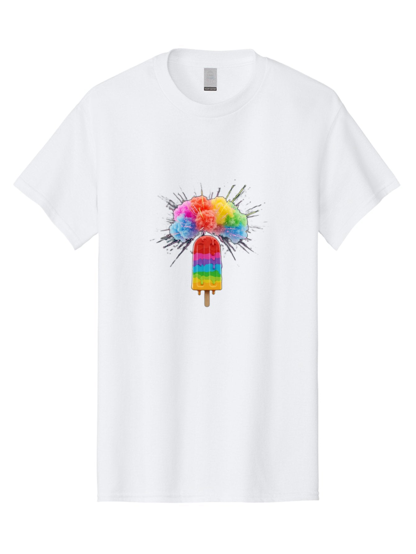 Boom-Rainbow-Popsicle Men'S Graphic Tee, 100% Cotton, Comfortable Casual Summer Wear, Machine Washable, Vintage Camera, Old Camera, Antique Camera, Black Camera, Classic Photography, Photography Equipment, Nostalgic Device, Film Camera, Bal851 15