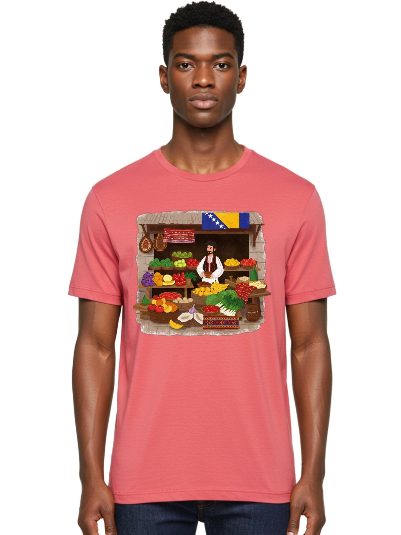 Bosnia-And-Herzegovina-Market Men'S Graphic Tee, 100% Cotton, Comfortable Casual Summer Wear, Machine Washable, Vintage Camera, Old Camera, Antique Camera, Black Camera, Classic Photography, Photography Equipment, Nostalgic Device, Bal854 16