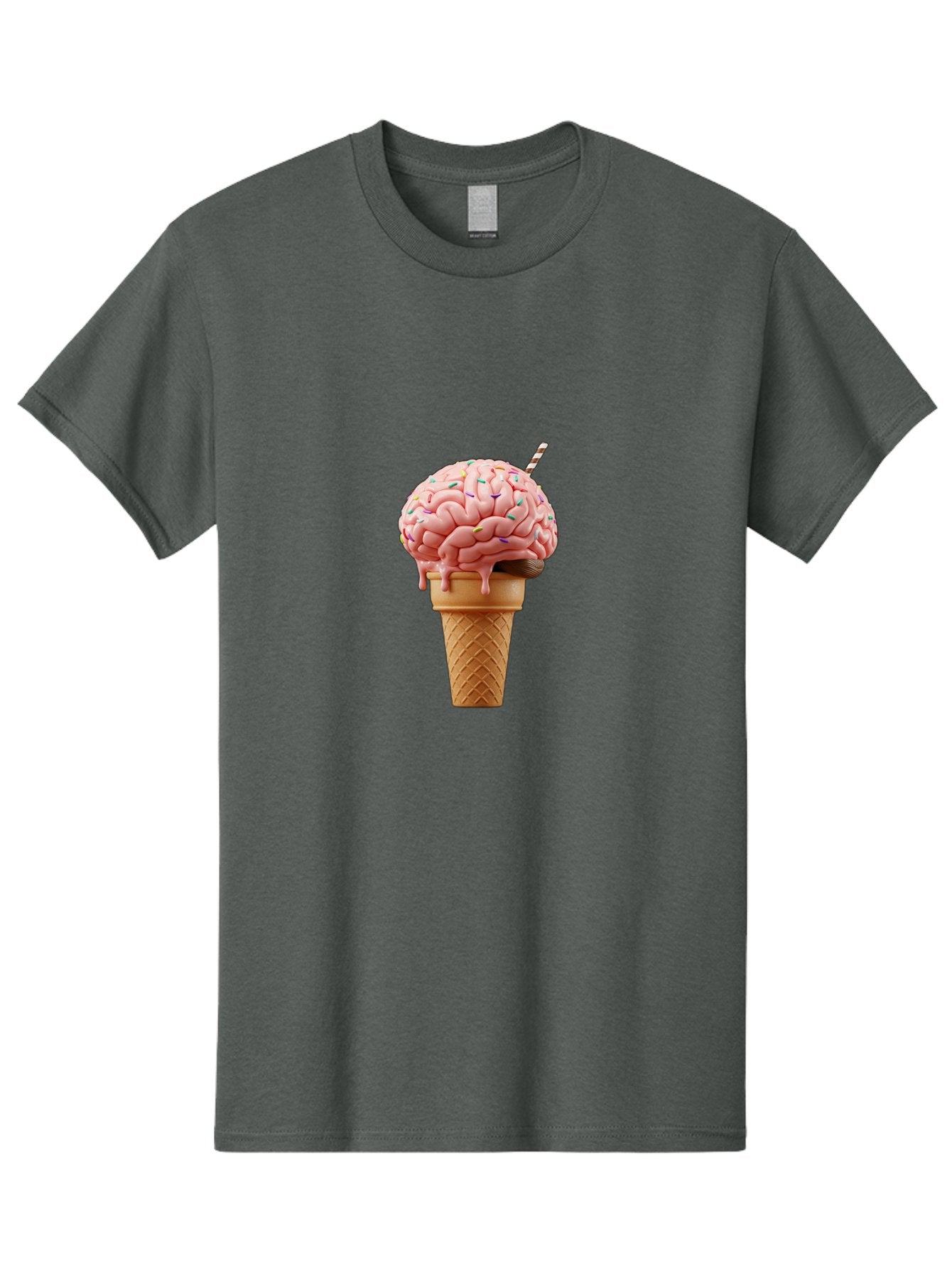 Brain-Ice-Cream Men'S Graphic Tee, 100% Cotton, Comfortable Casual Summer Wear, Machine Washable, Vintage Camera, Old Camera, Antique Camera, Black Camera, Classic Photography, Photography Equipment, Nostalgic Device, Film Camera, Camera Art Bal866 4