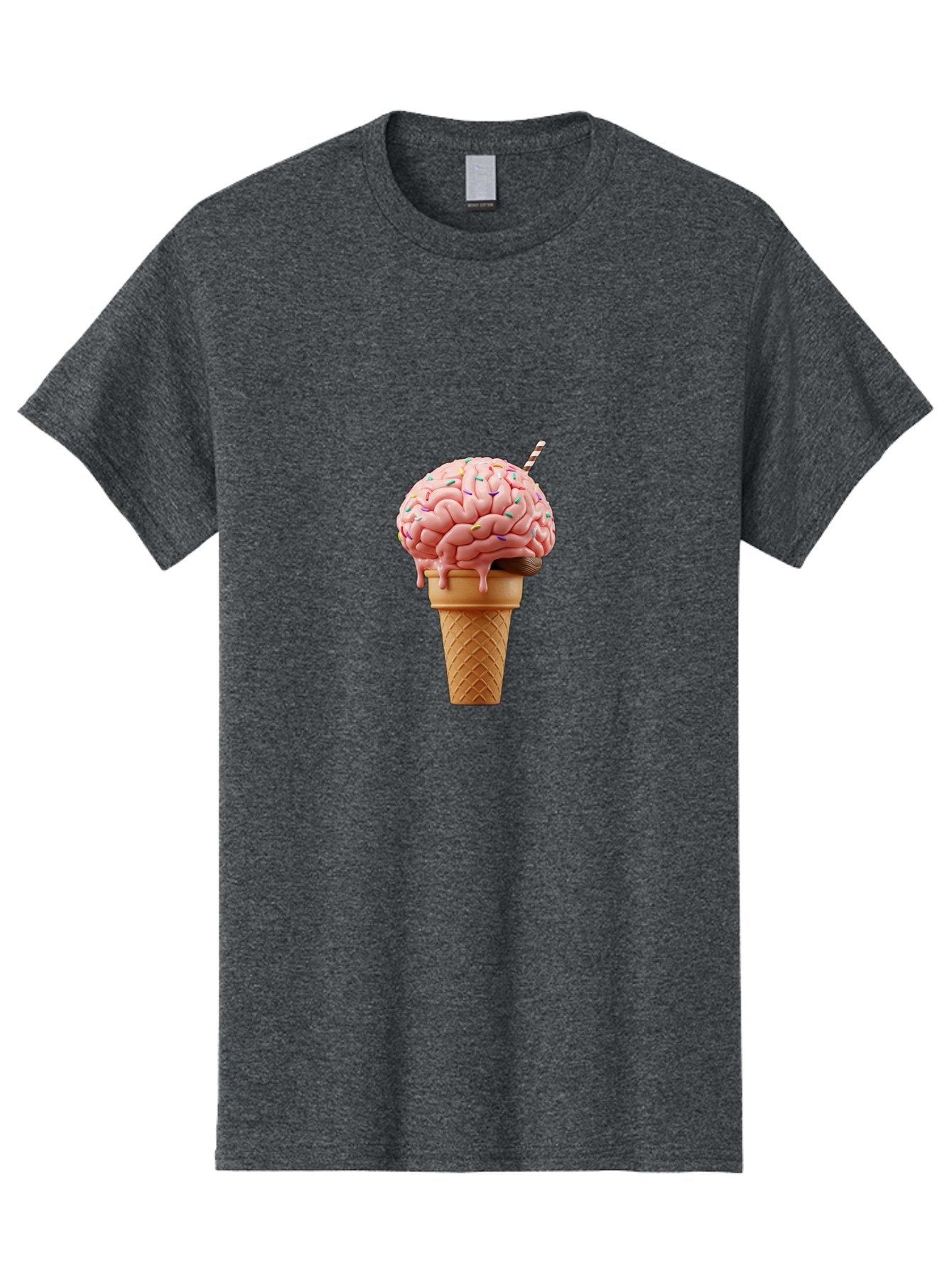 Brain-Ice-Cream Men'S Graphic Tee, 100% Cotton, Comfortable Casual Summer Wear, Machine Washable, Vintage Camera, Old Camera, Antique Camera, Black Camera, Classic Photography, Photography Equipment, Nostalgic Device, Film Camera, Camera Art Bal866 7
