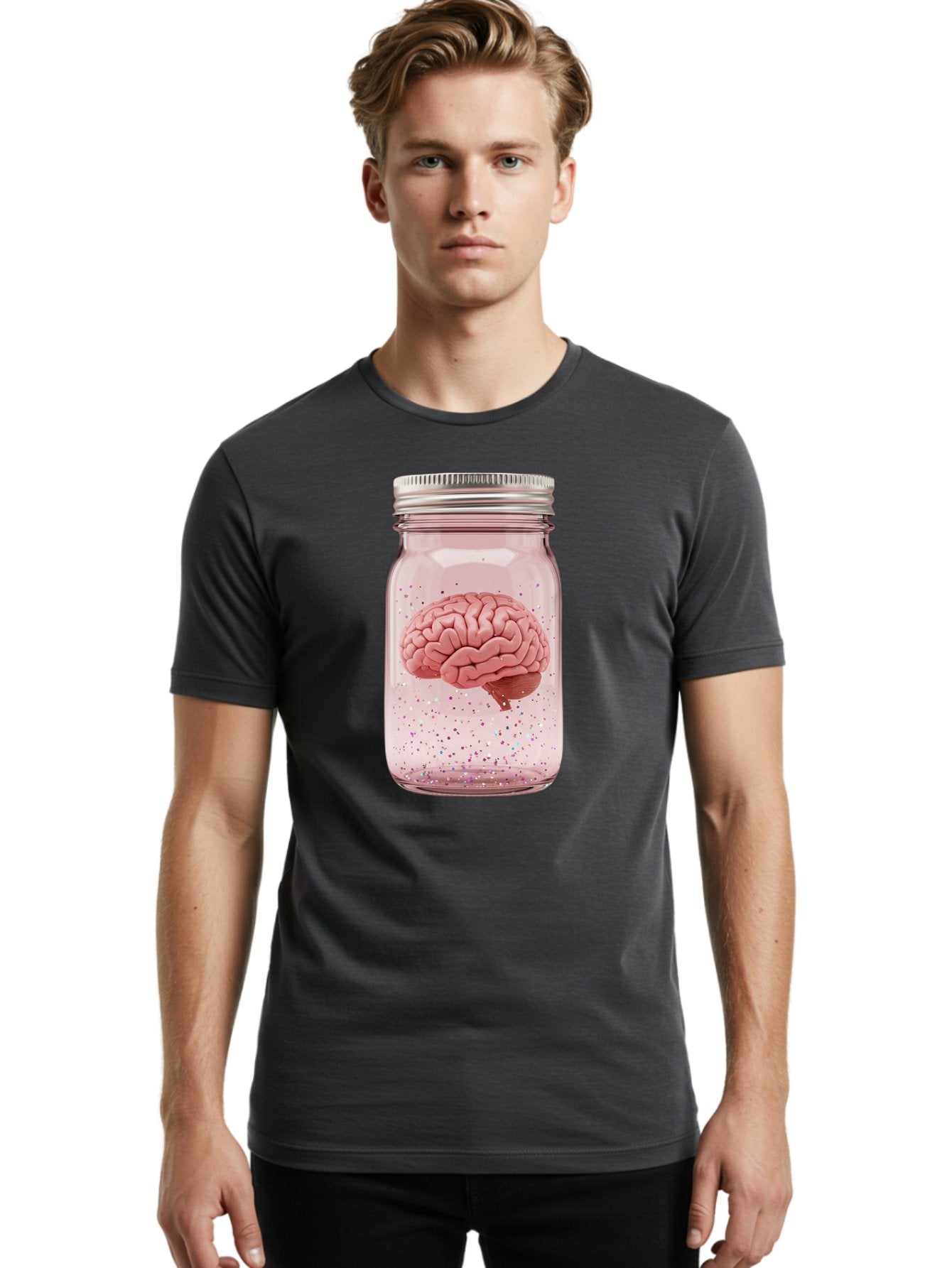Brain-In-A-Jar Men'S Graphic Tee, 100% Cotton, Comfortable Casual Summer Wear, Machine Washable, Vintage Camera, Old Camera, Antique Camera, Black Camera, Classic Photography, Photography Equipment, Nostalgic Device, Film Camera, Camera Art Bal871 24