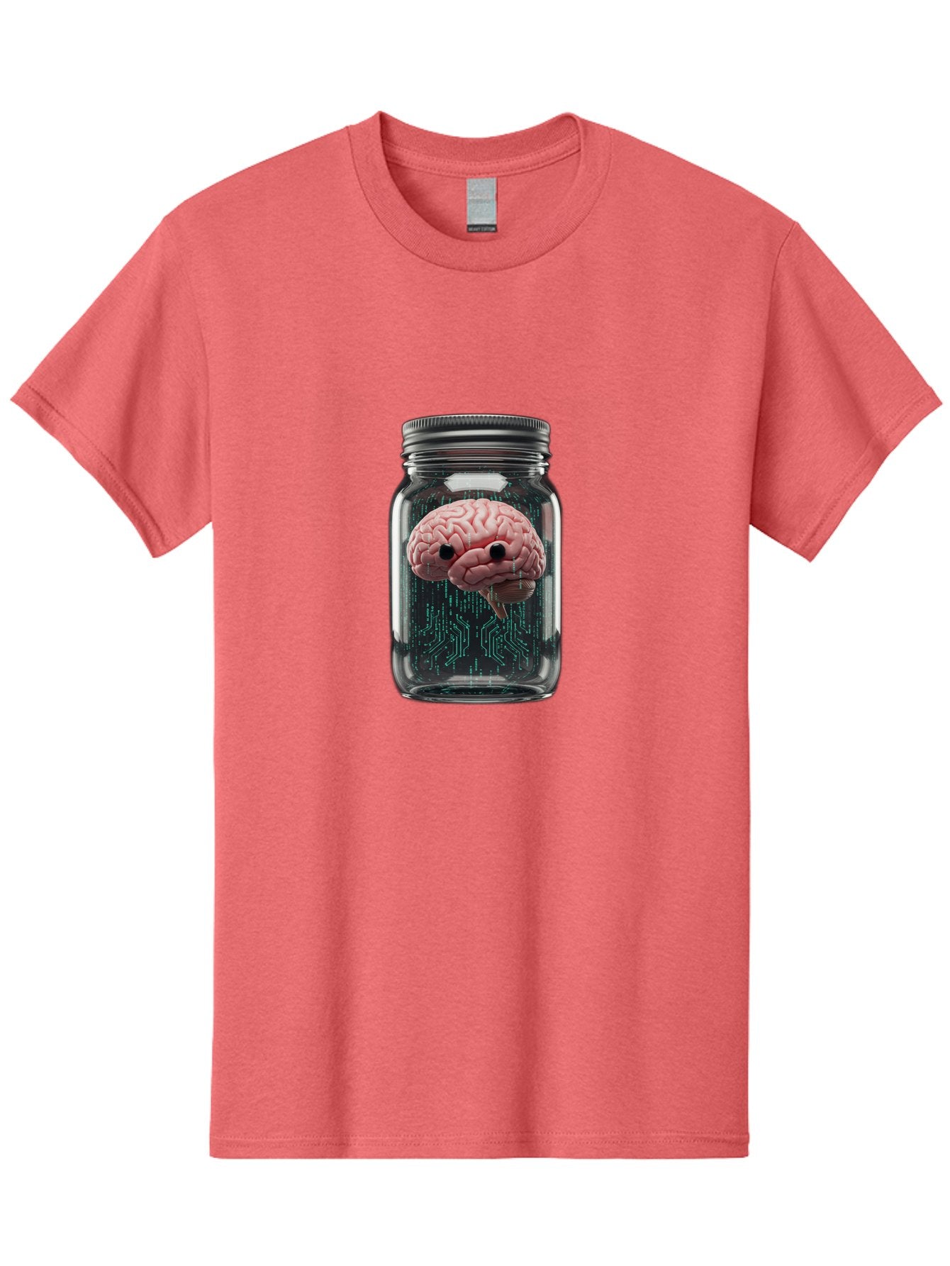 Brain-In-Jar-1 Men'S Graphic Tee, 100% Cotton, Comfortable Casual Summer Wear, Machine Washable, Vintage Camera, Old Camera, Antique Camera, Black Camera, Classic Photography, Photography Equipment, Nostalgic Device, Film Camera, Camera Art Bal872 11