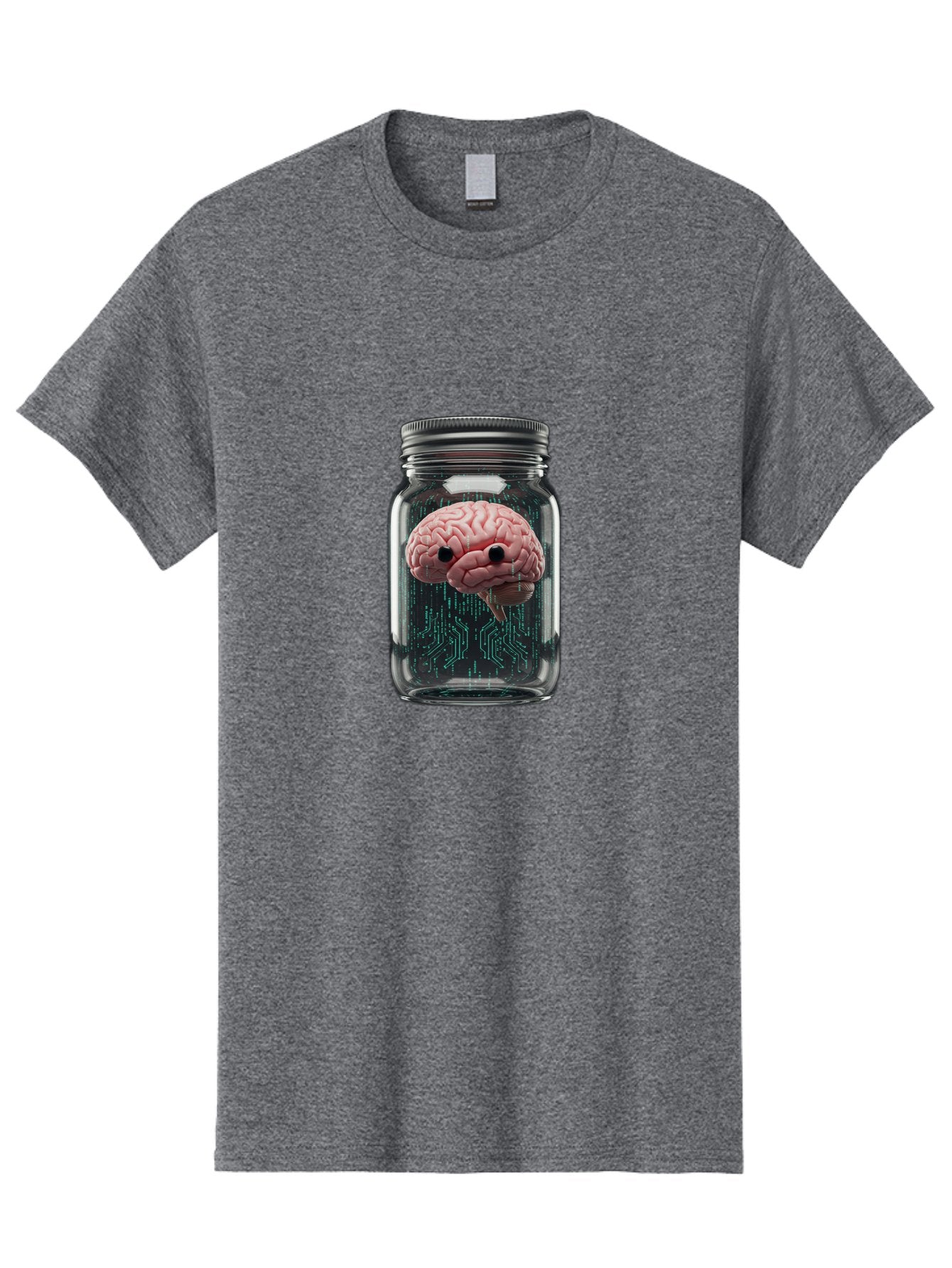 Brain-In-Jar-1 Men'S Graphic Tee, 100% Cotton, Comfortable Casual Summer Wear, Machine Washable, Vintage Camera, Old Camera, Antique Camera, Black Camera, Classic Photography, Photography Equipment, Nostalgic Device, Film Camera, Camera Art Bal872 9