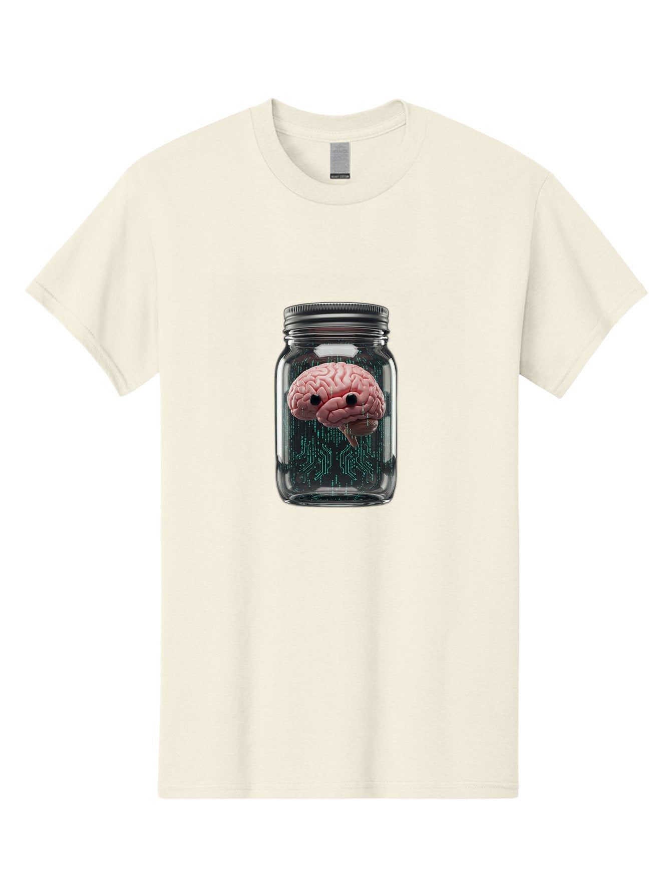 Brain-In-Jar-1 Men'S Graphic Tee, 100% Cotton, Comfortable Casual Summer Wear, Machine Washable, Vintage Camera, Old Camera, Antique Camera, Black Camera, Classic Photography, Photography Equipment, Nostalgic Device, Film Camera, Camera Art Bal872 5