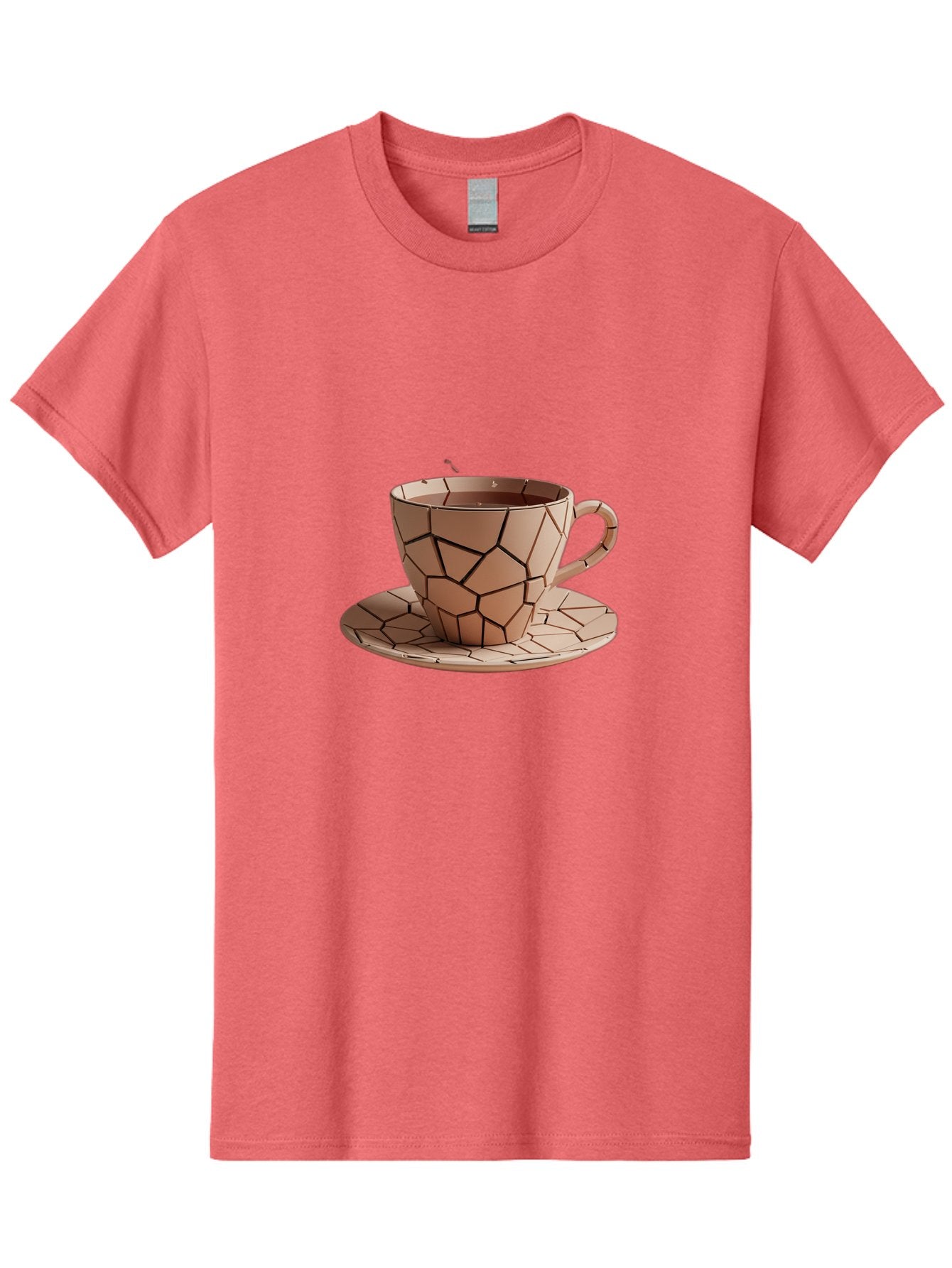 Broken-Beige-Cup Men'S Graphic Tee, 100% Cotton, Comfortable Casual Summer Wear, Machine Washable, Vintage Camera, Old Camera, Antique Camera, Black Camera, Classic Photography, Photography Equipment, Nostalgic Device, Film Camera, Camera Art Bal878